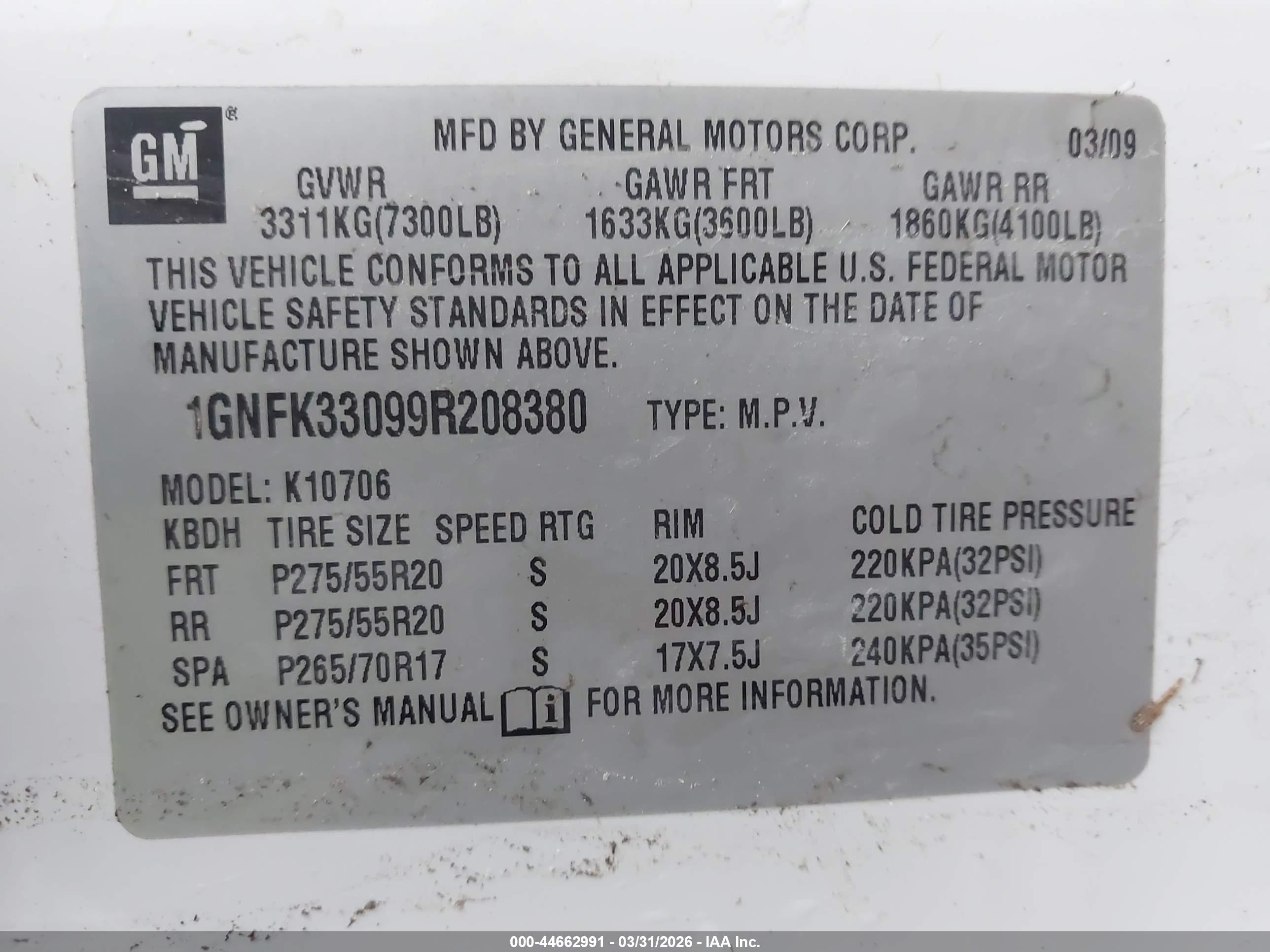CHEVROLET TAHOE image 9
