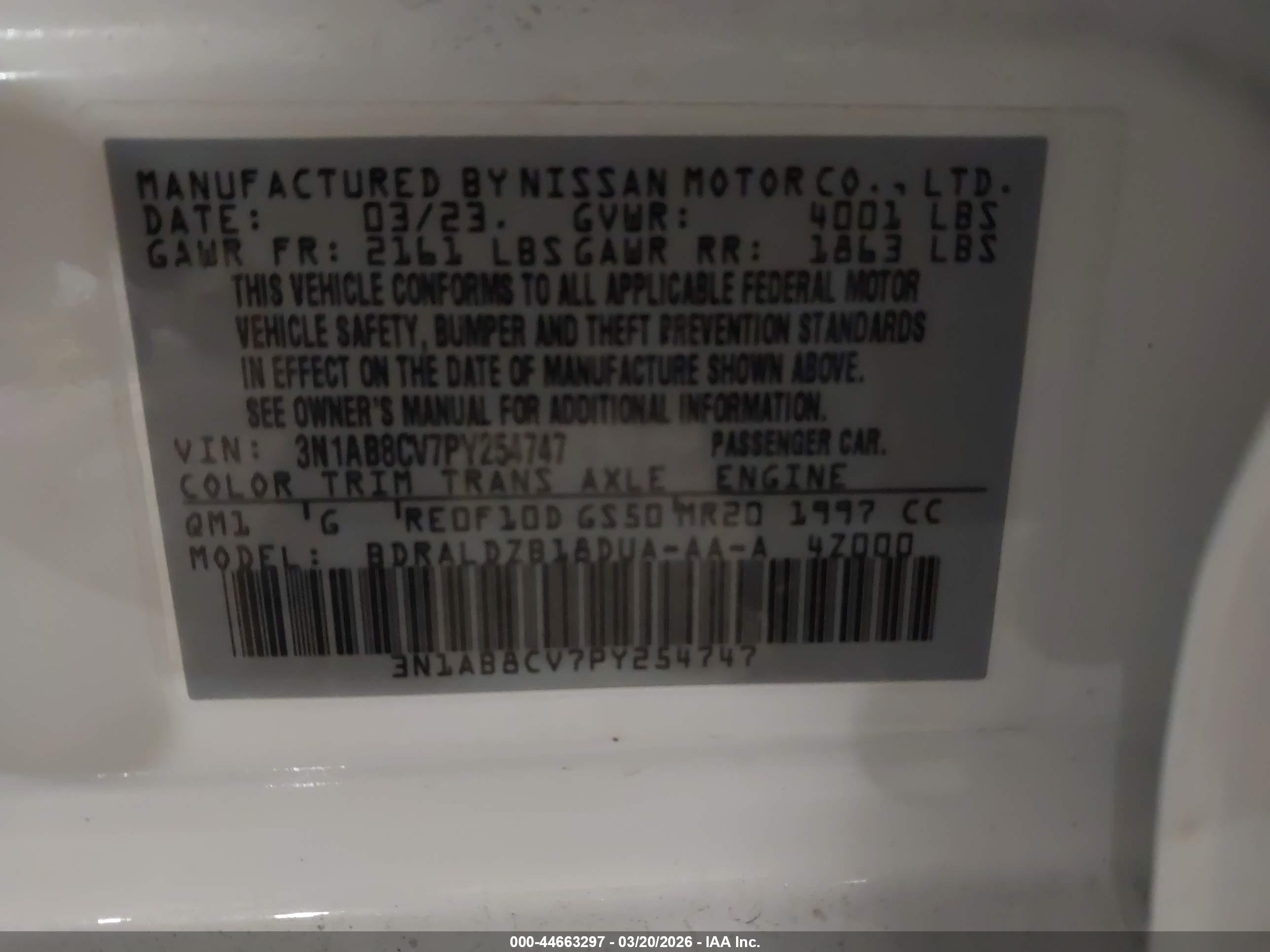 NISSAN SENTRA image 9