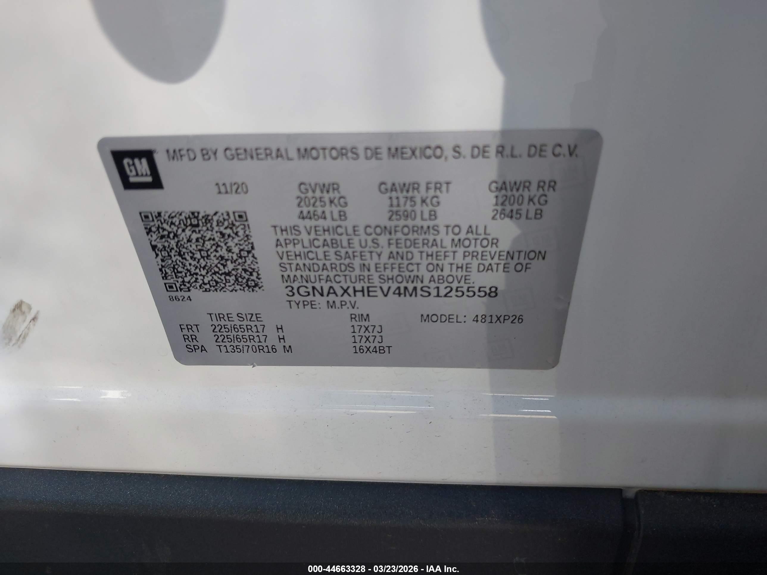CHEVROLET EQUINOX image 9