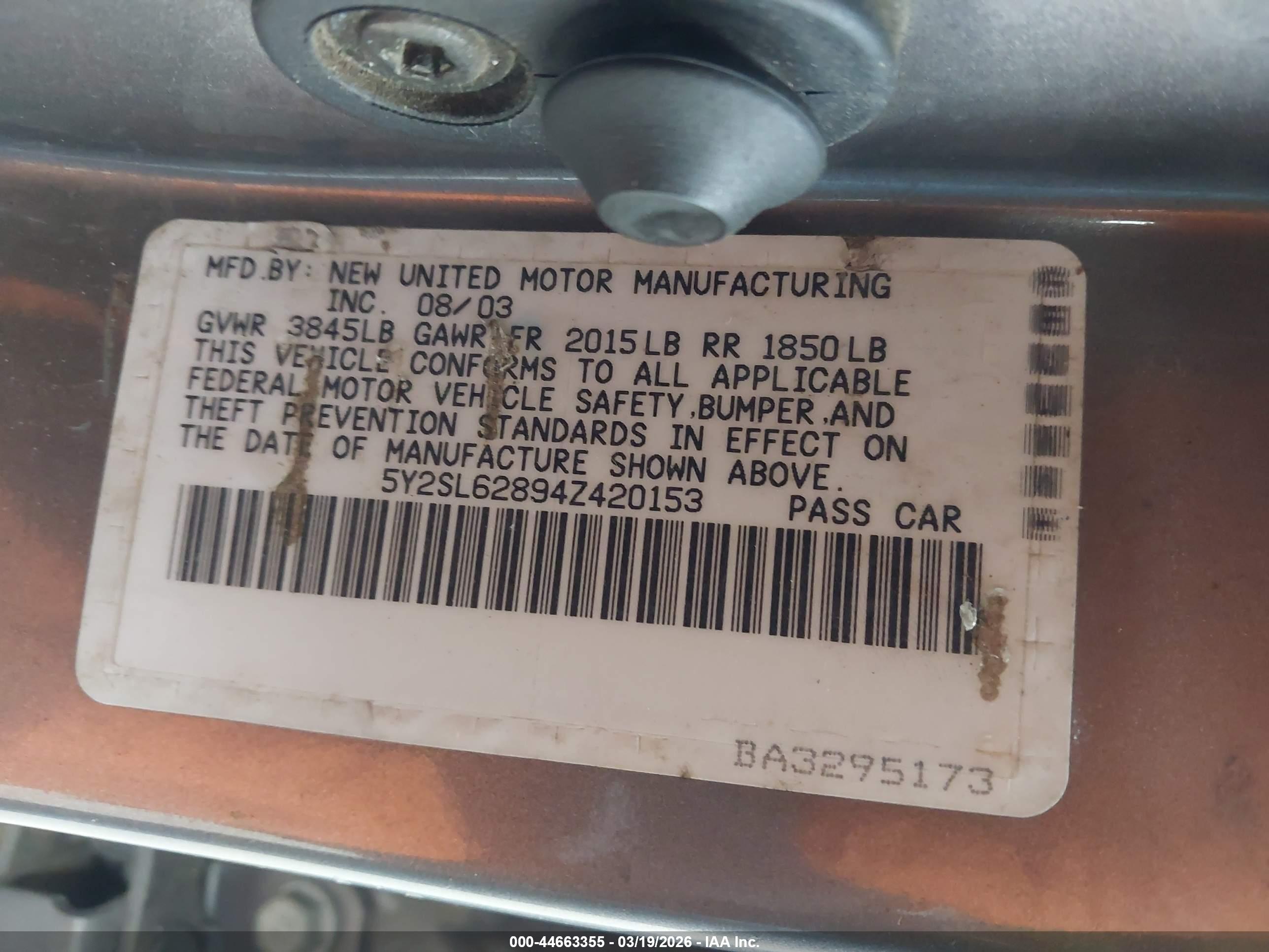 PONTIAC VIBE image 9