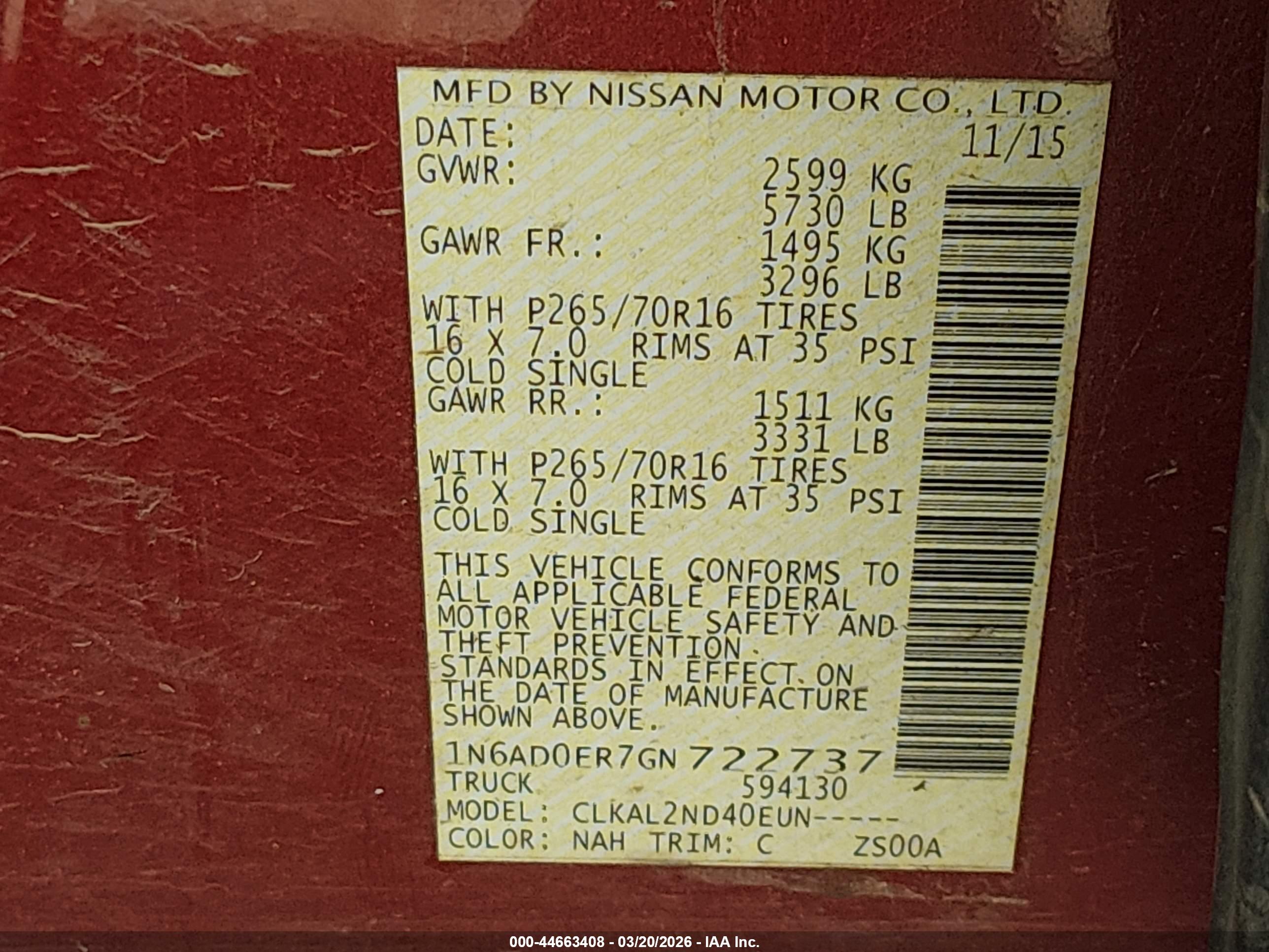 NISSAN FRONTIER image 9