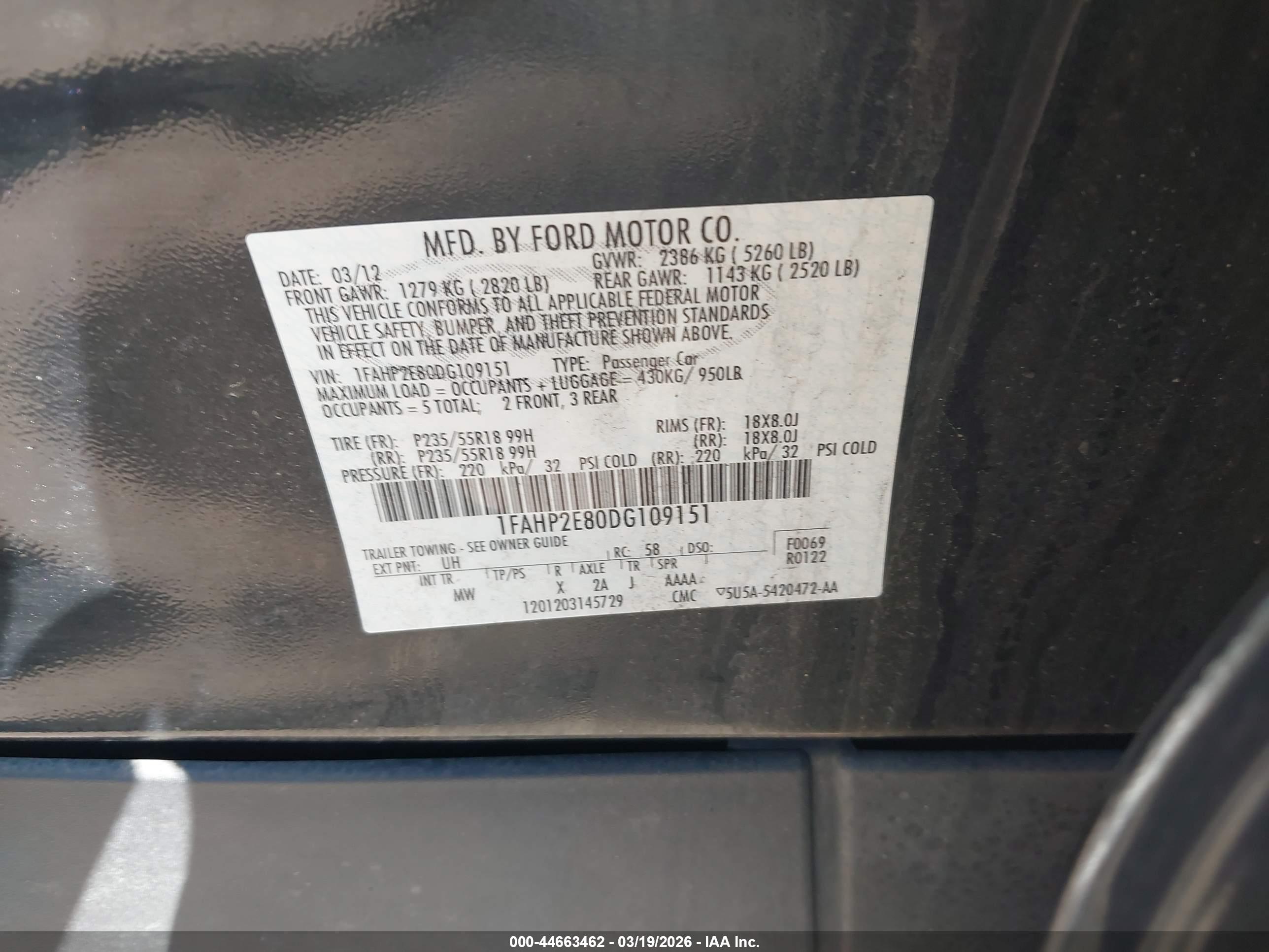 FORD TAURUS image 9