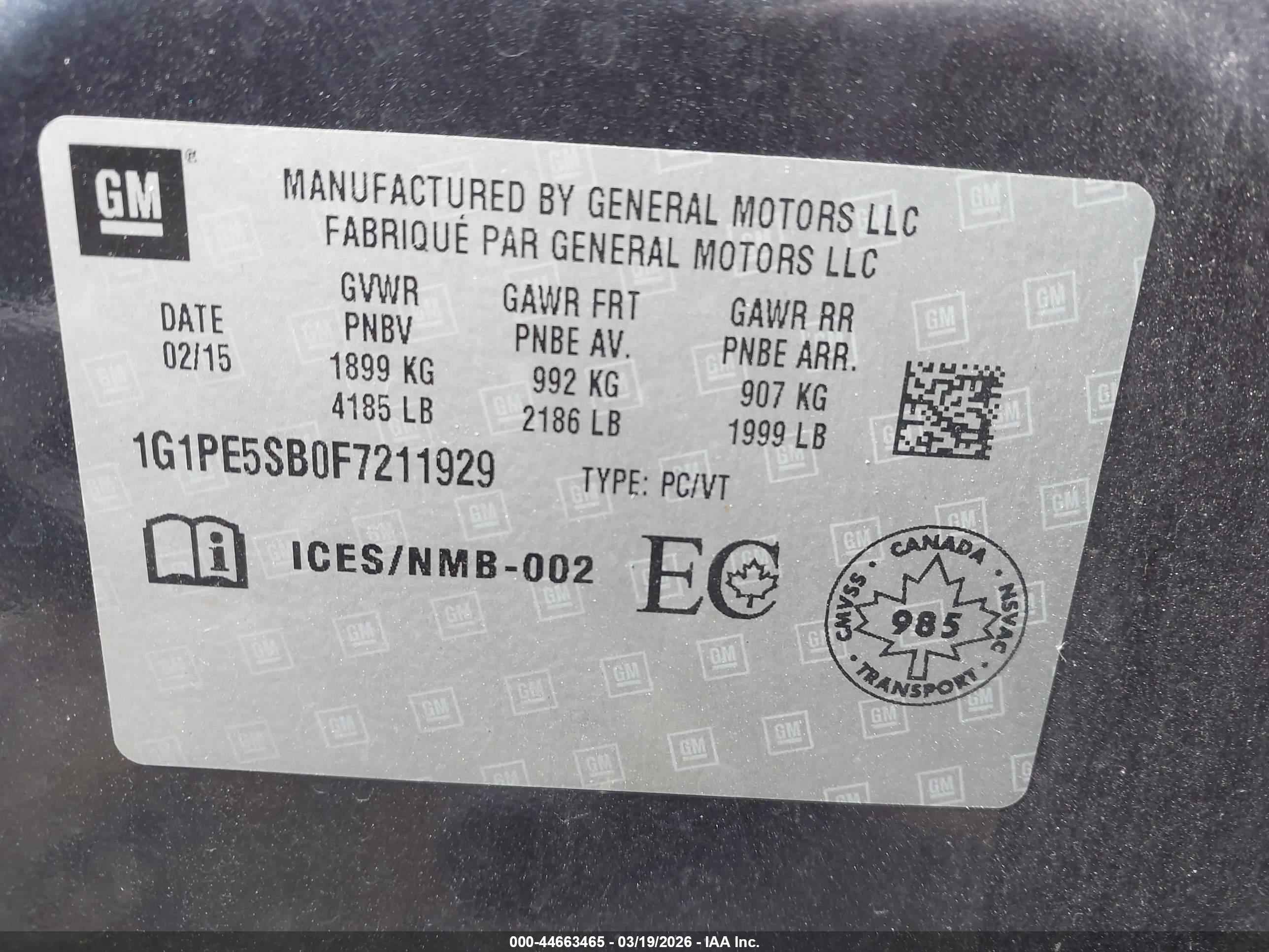CHEVROLET CRUZE image 9