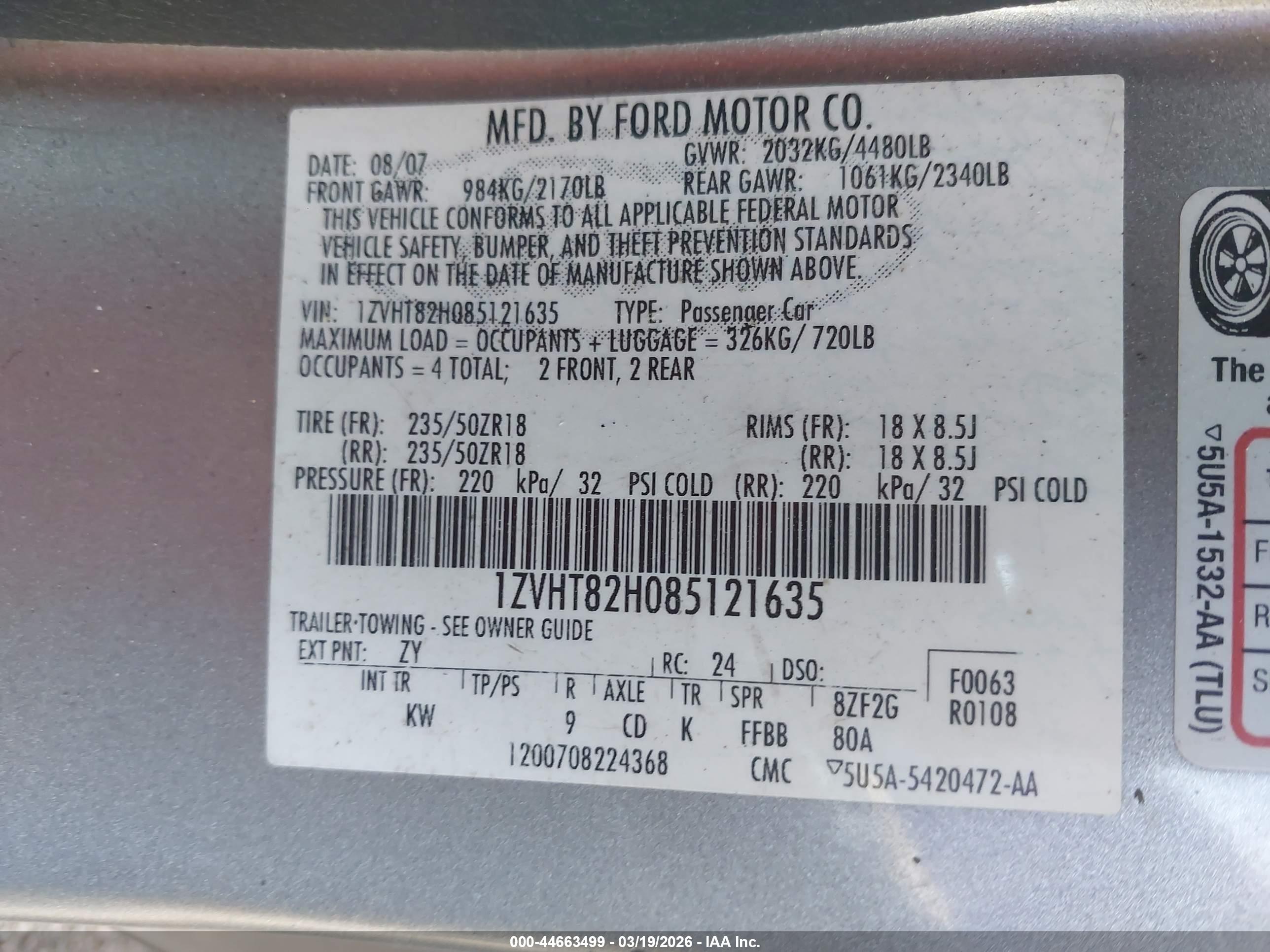 FORD MUSTANG image 9