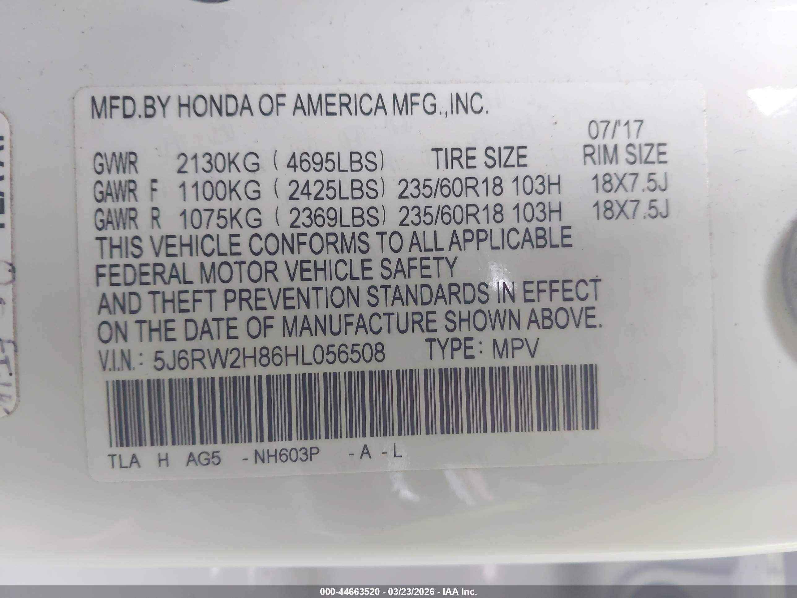 HONDA CR-V image 9