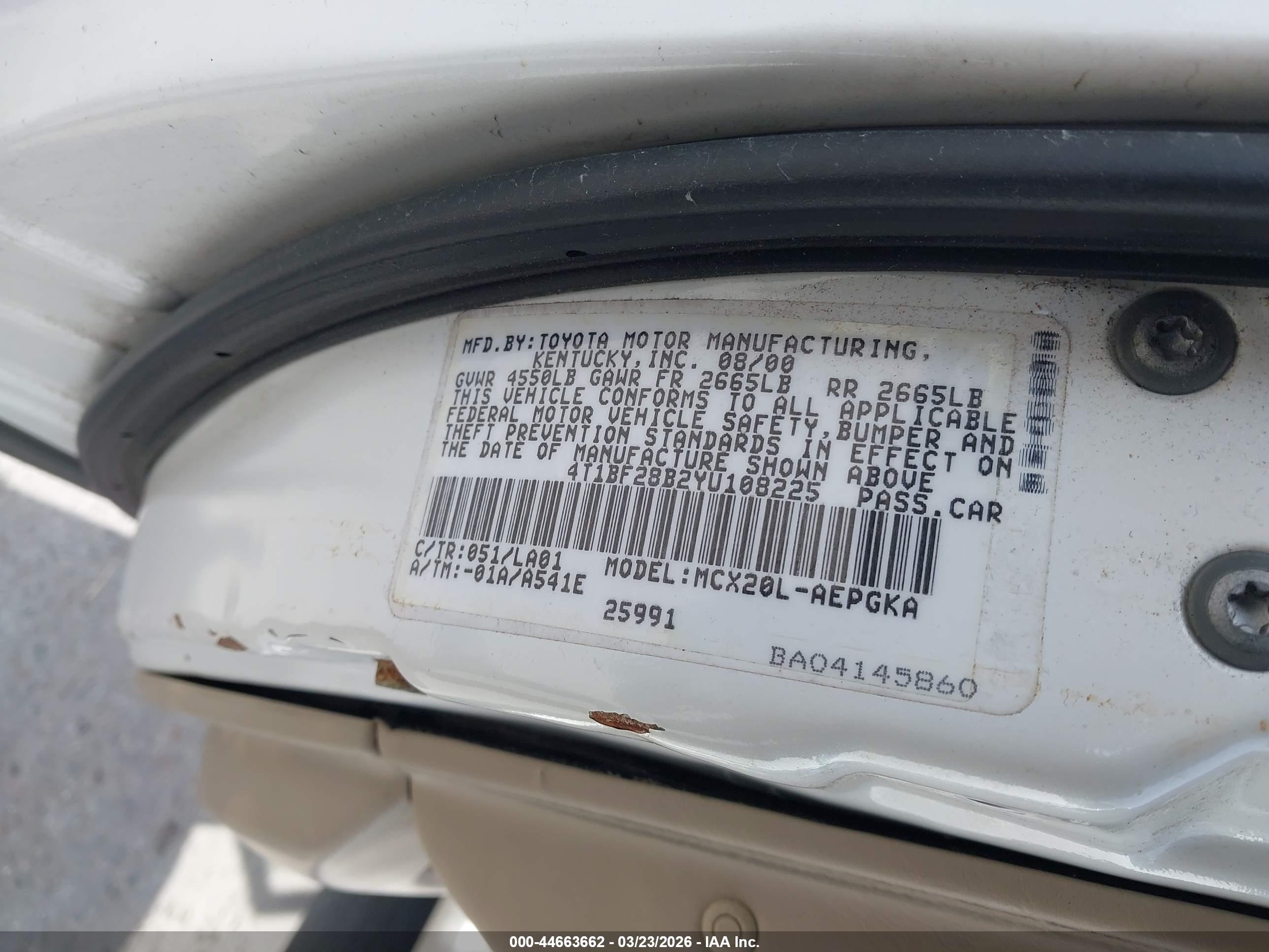 TOYOTA AVALON image 9