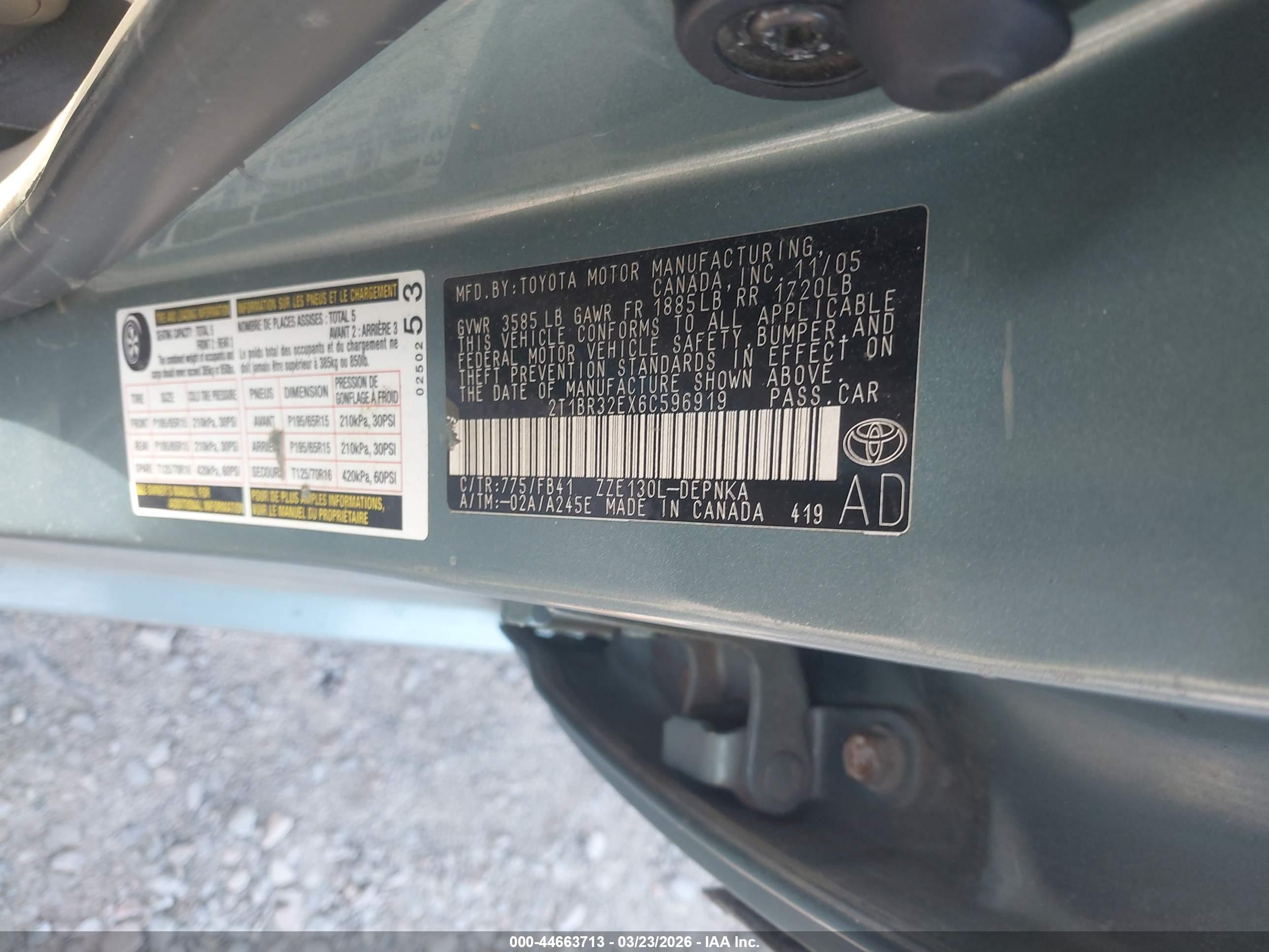 TOYOTA COROLLA image 9