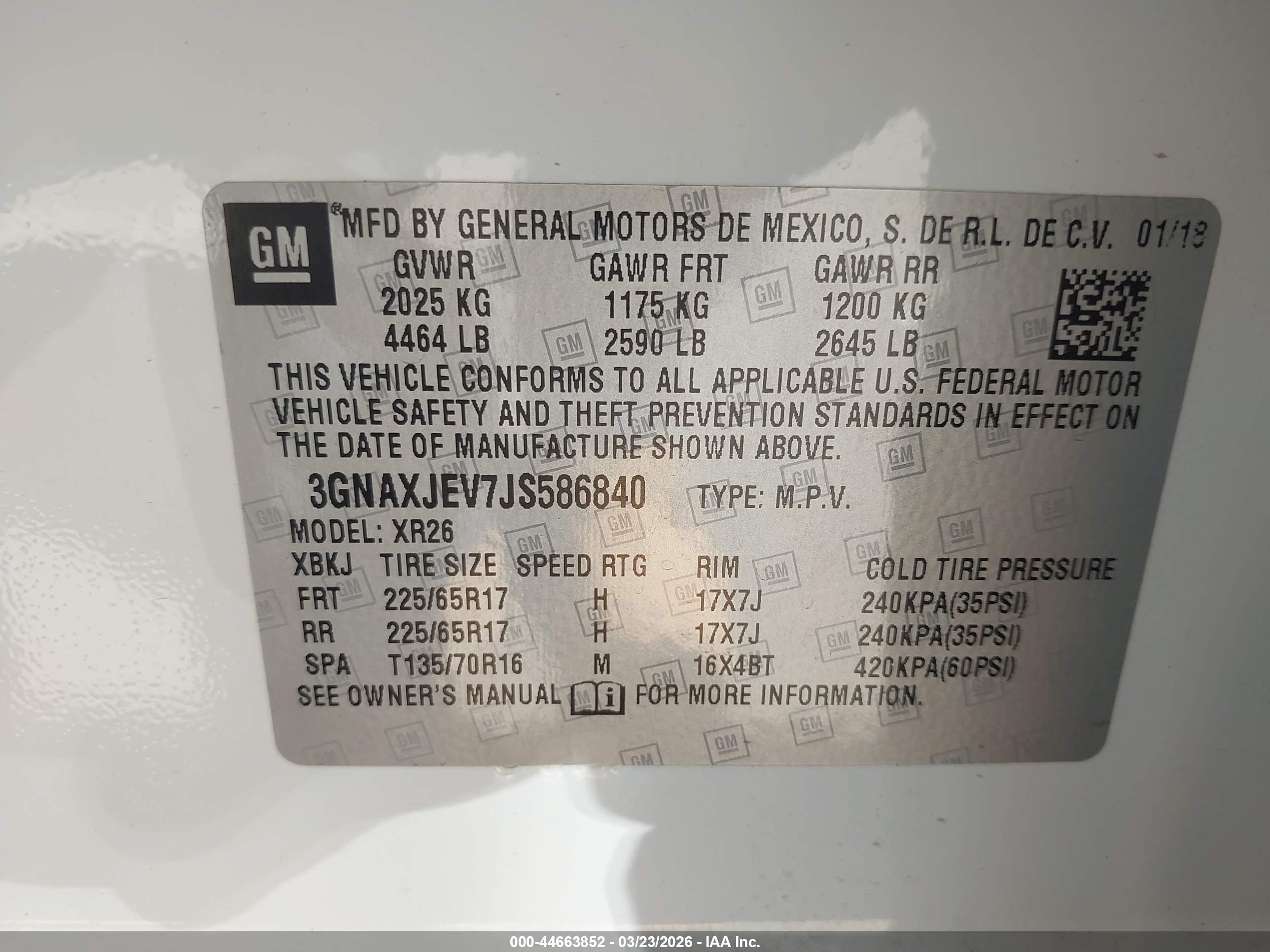 CHEVROLET EQUINOX image 9