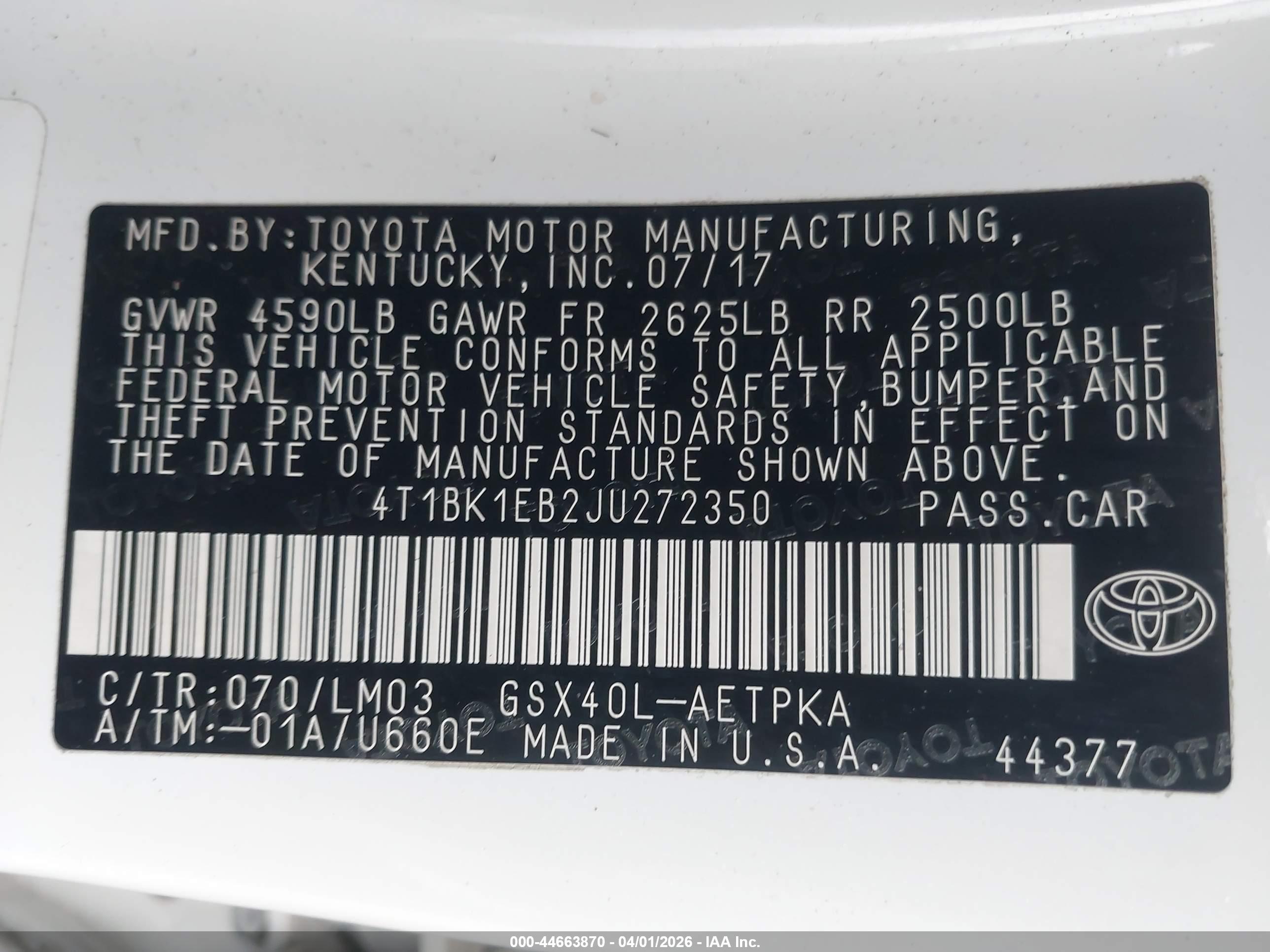 TOYOTA AVALON image 9
