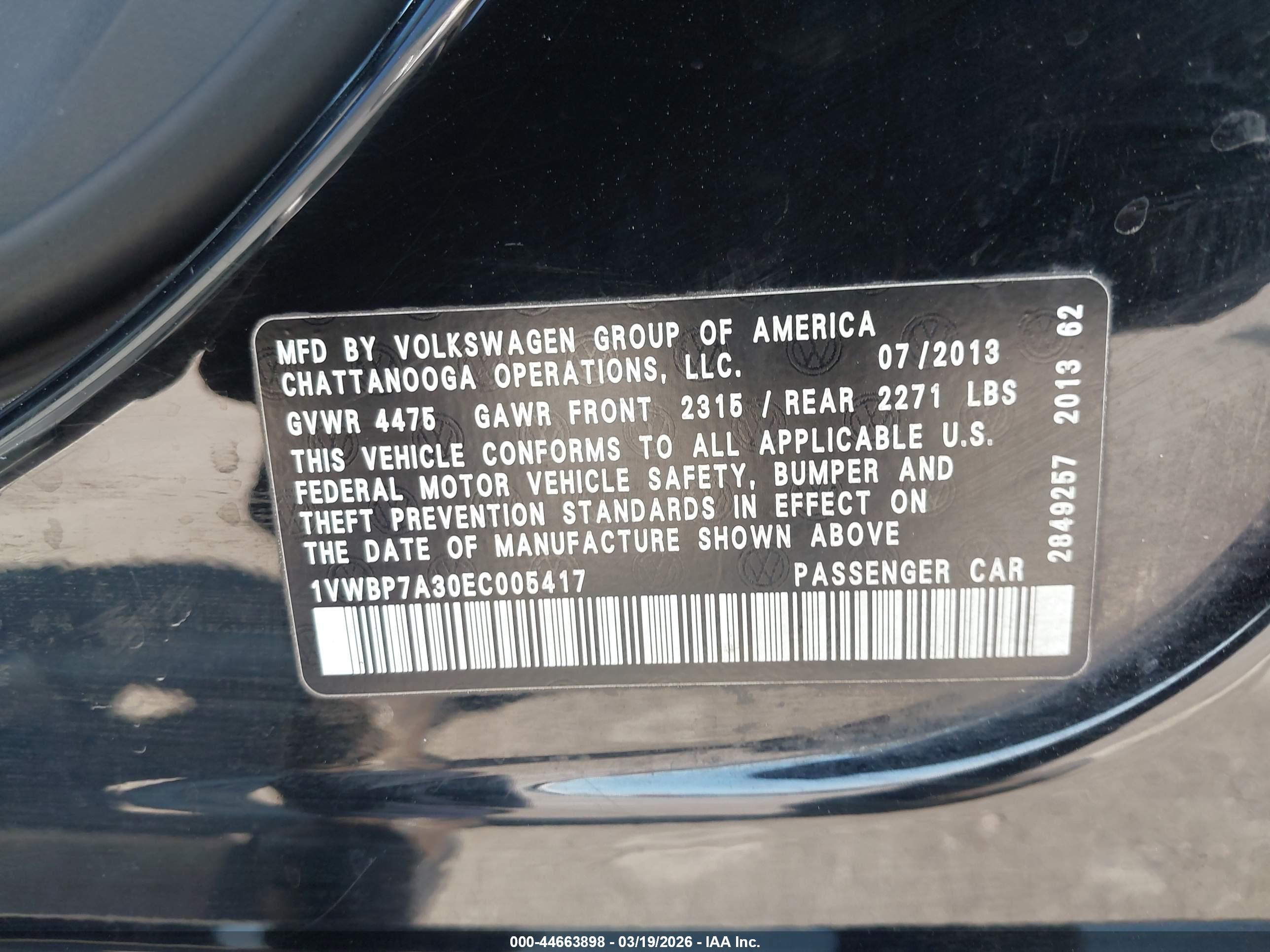 VOLKSWAGEN PASSAT image 9