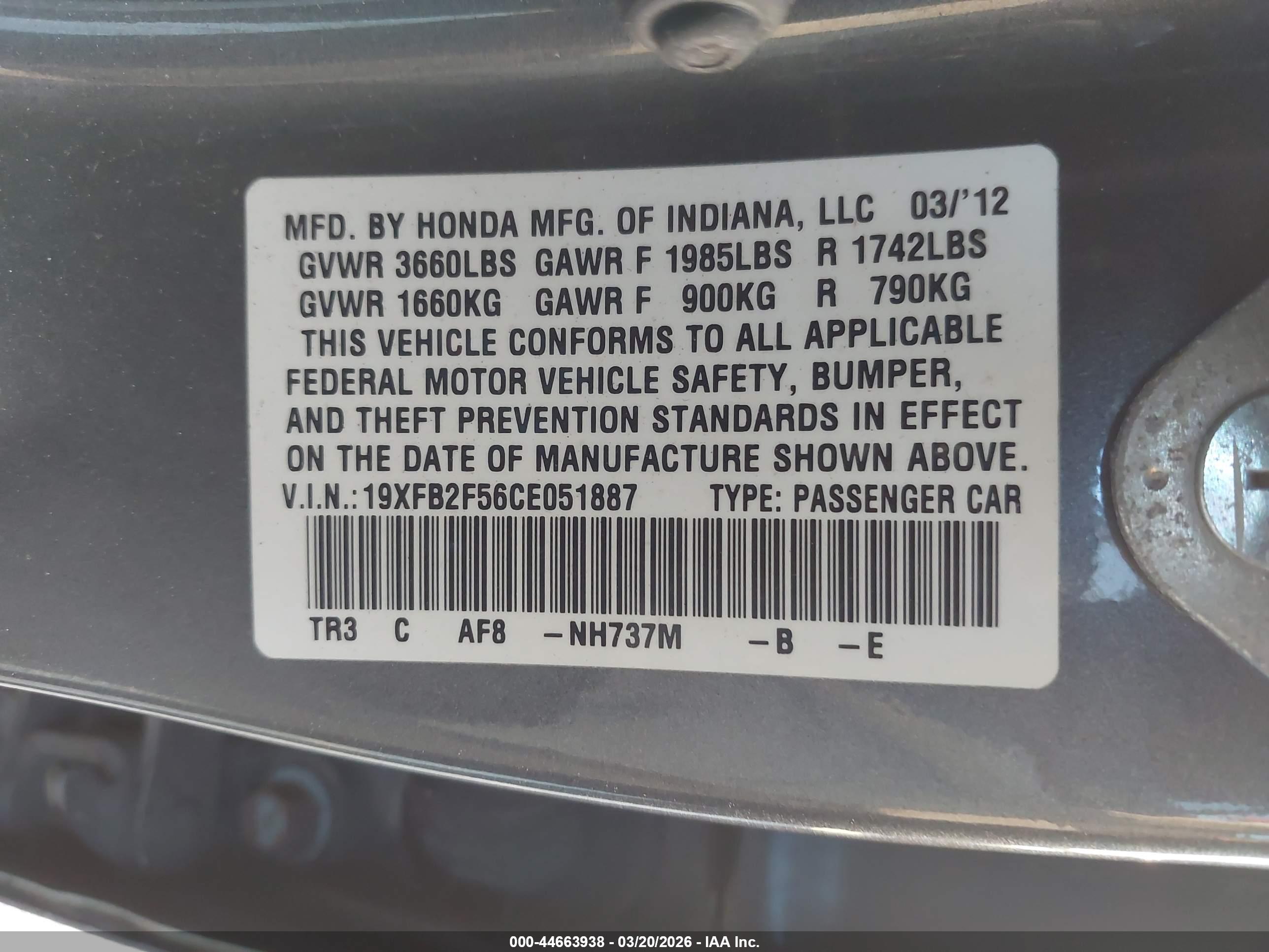 HONDA CIVIC image 9