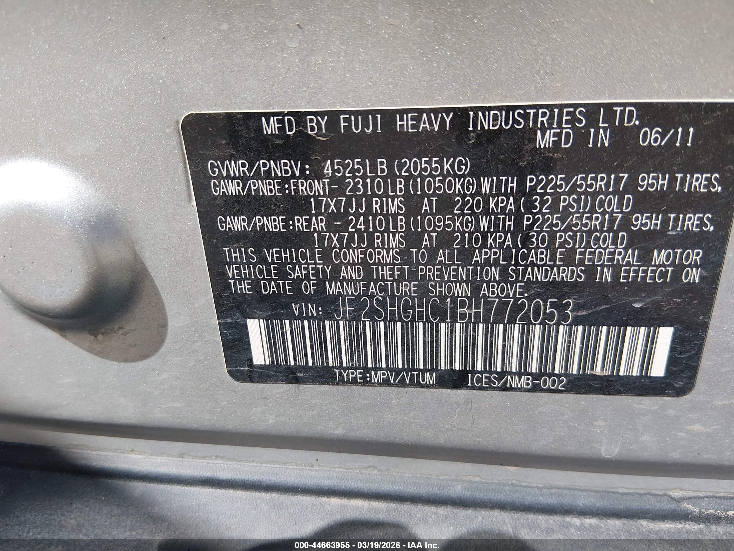 SUBARU FORESTER image 9