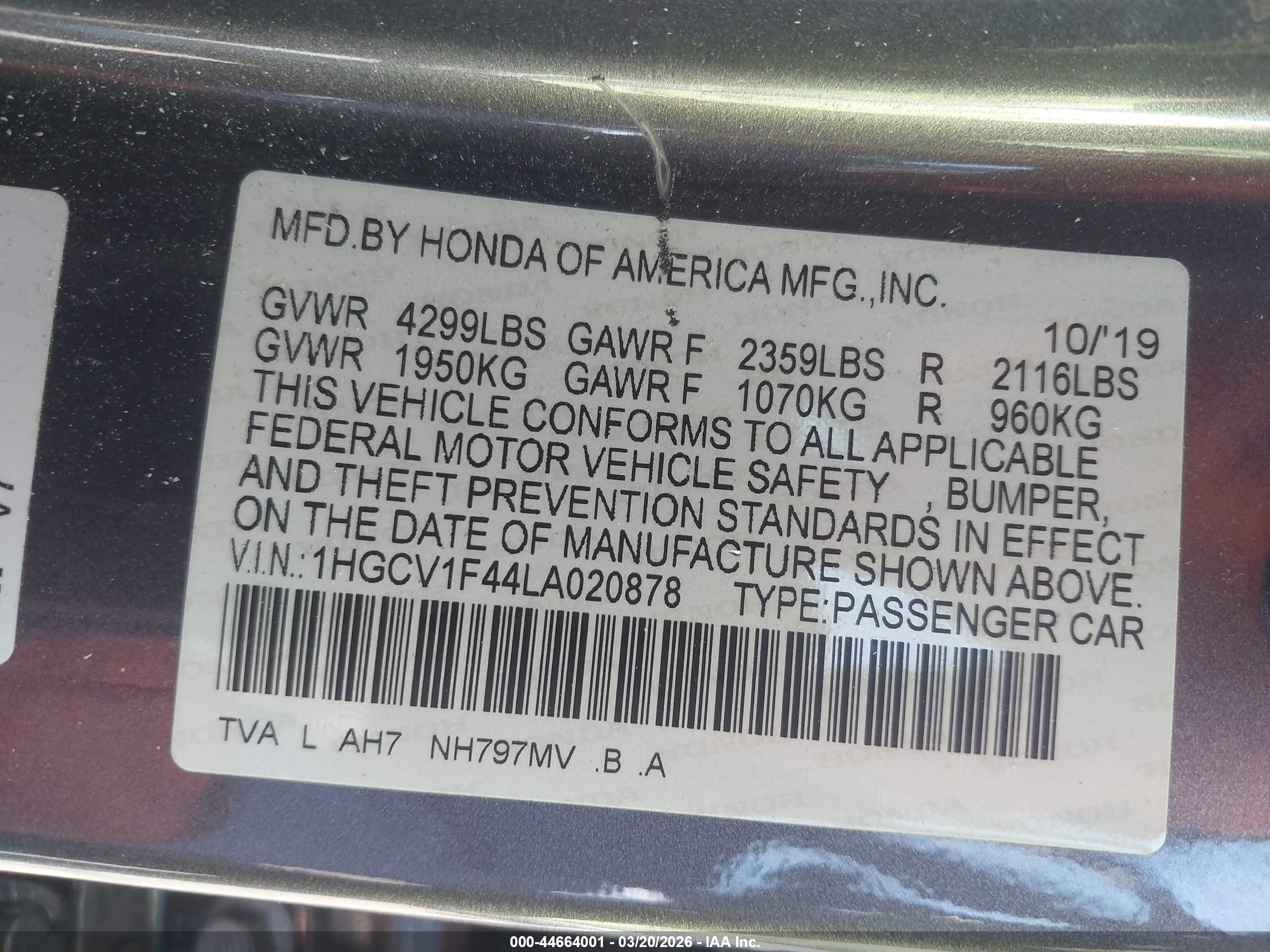 HONDA ACCORD image 9