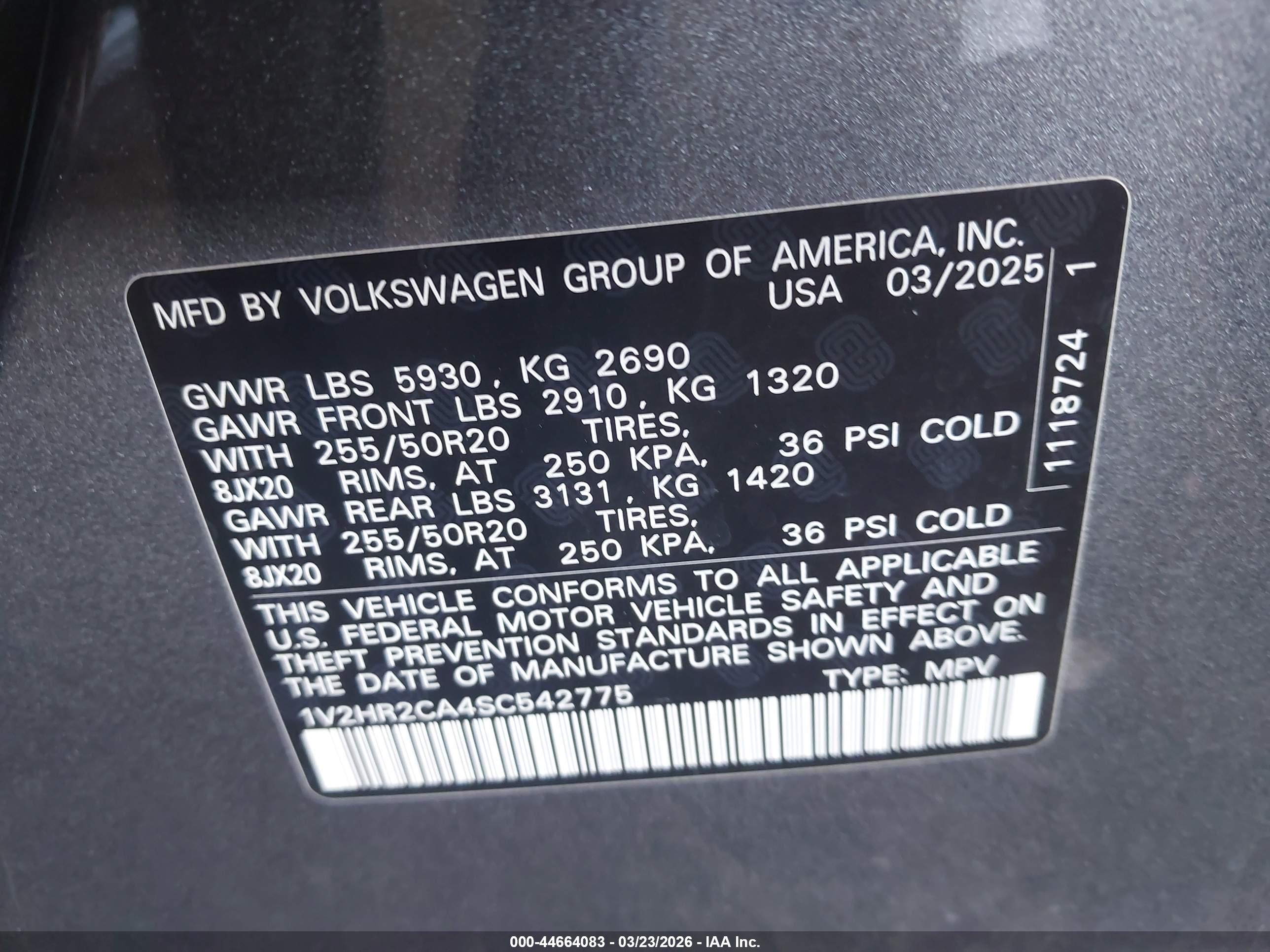 VOLKSWAGEN ATLAS image 9