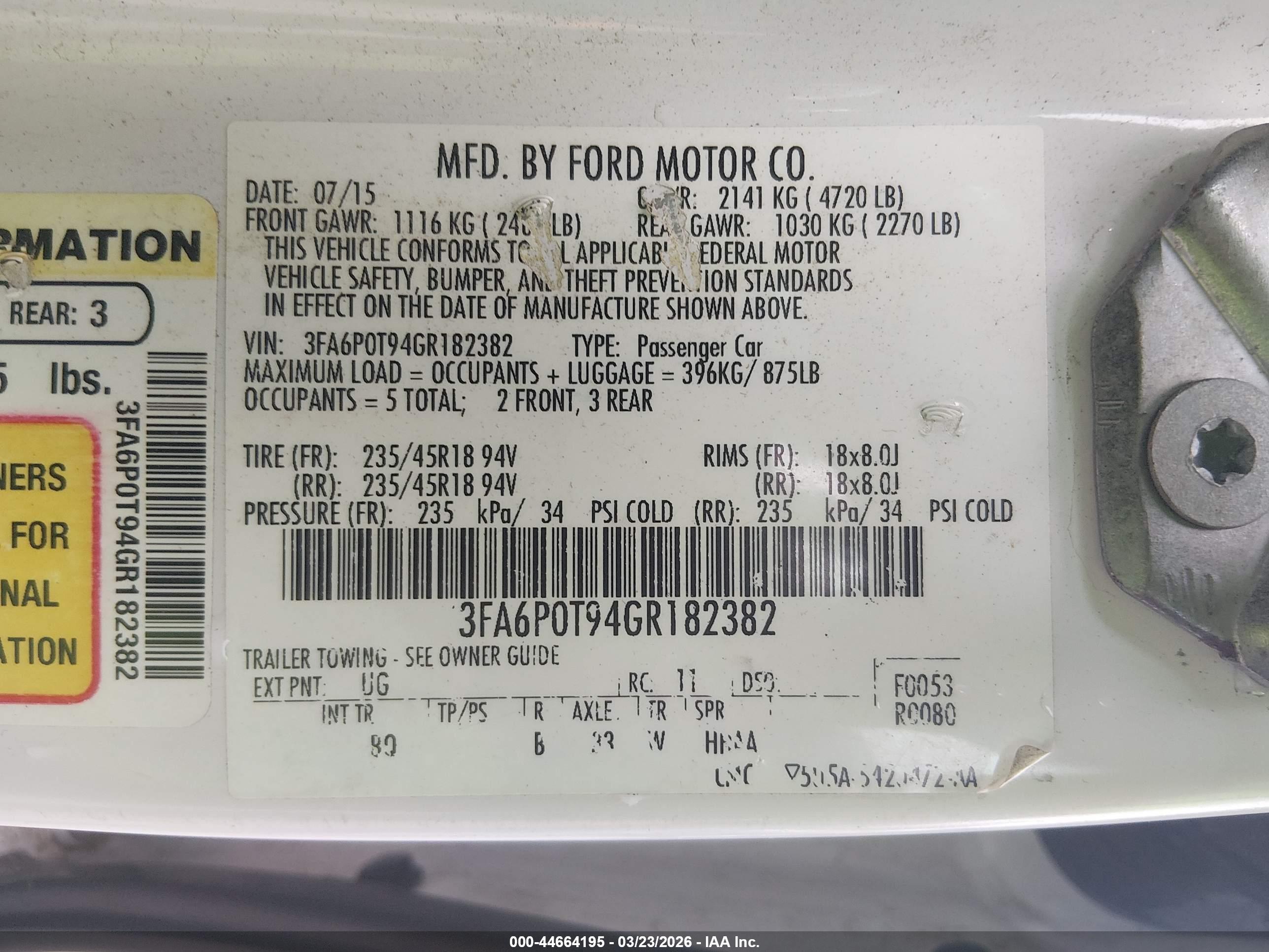 FORD FUSION image 9