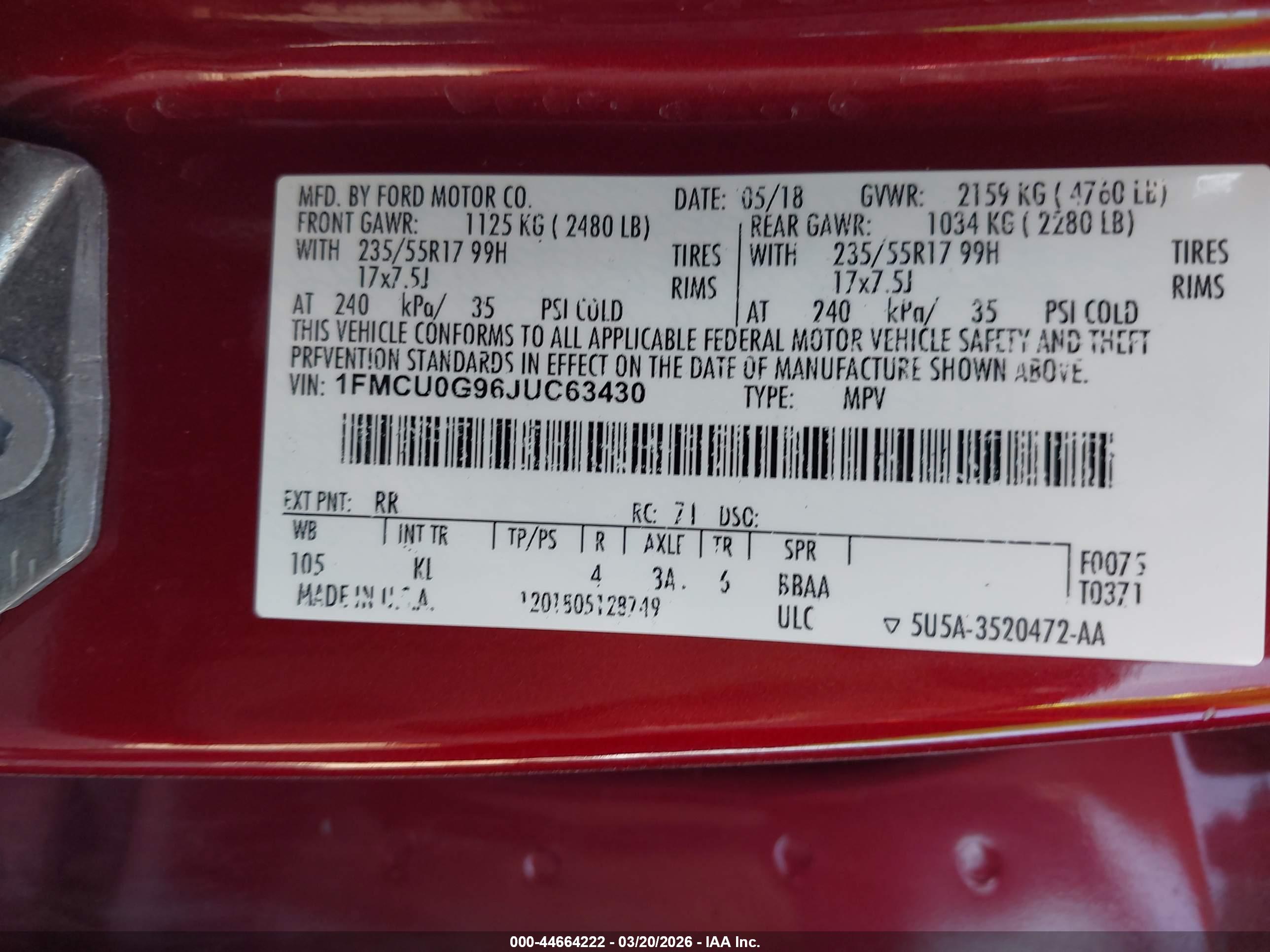 FORD ESCAPE image 9
