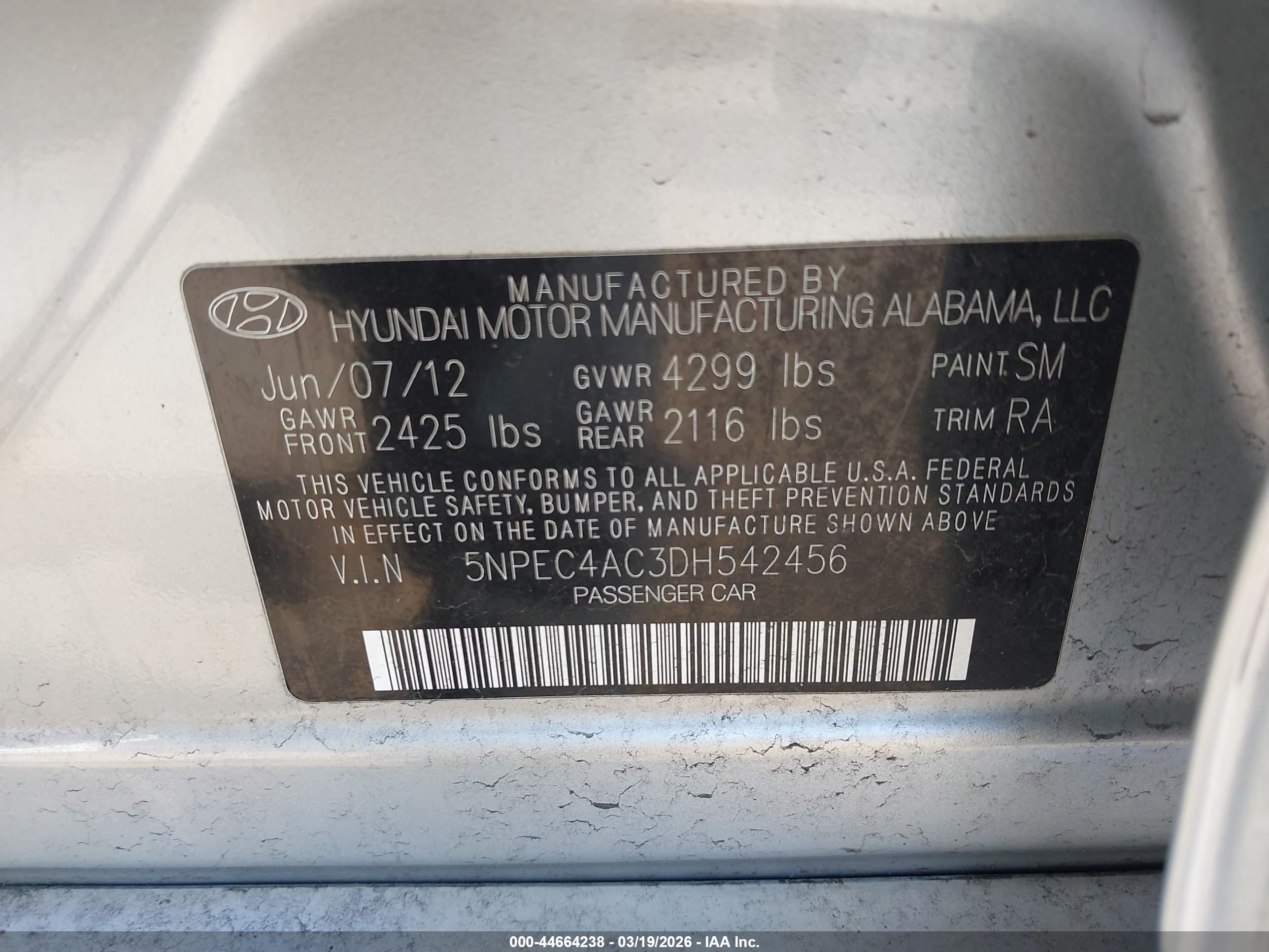 HYUNDAI SONATA image 9