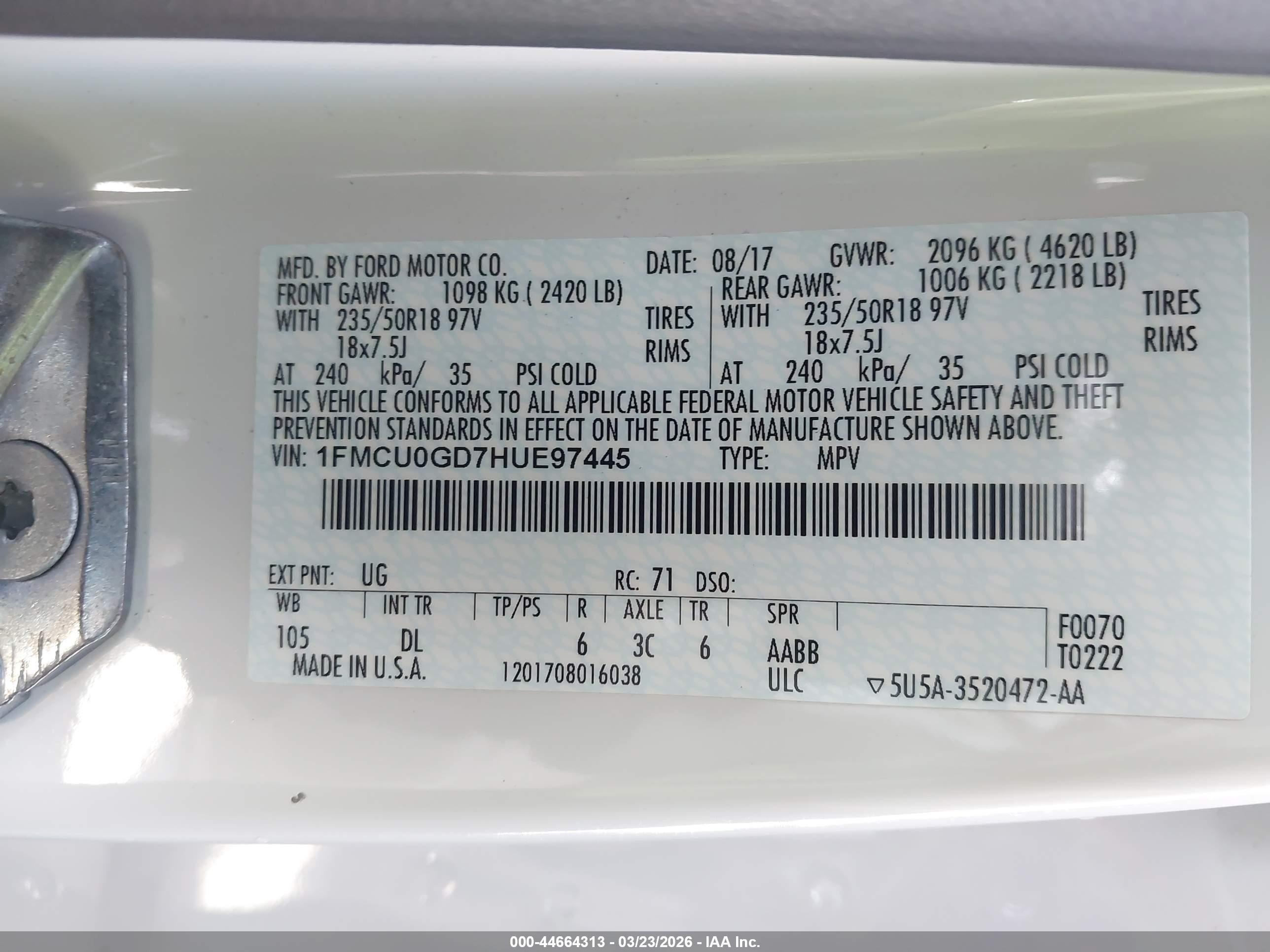 FORD ESCAPE image 9