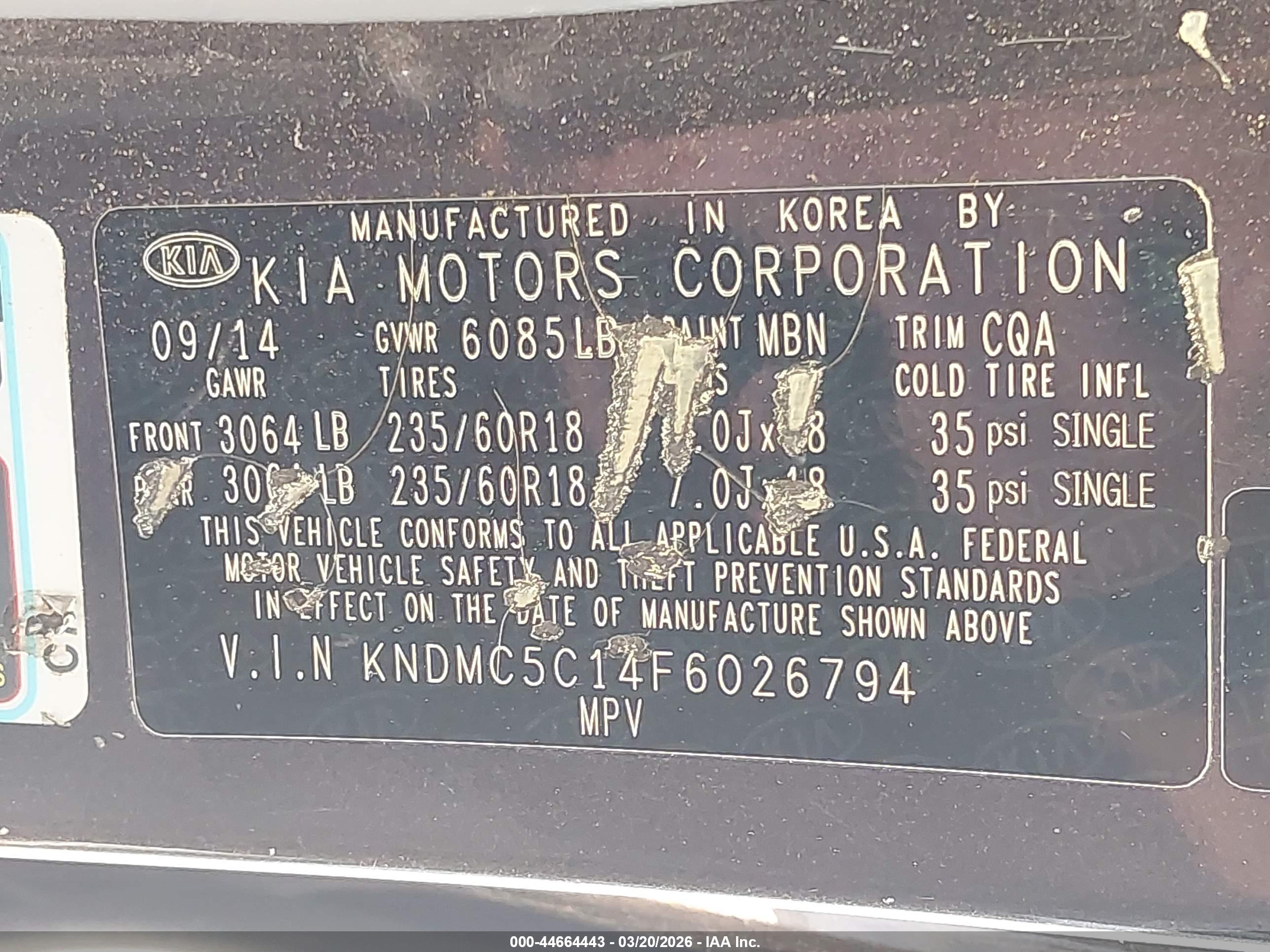 KIA SEDONA image 9
