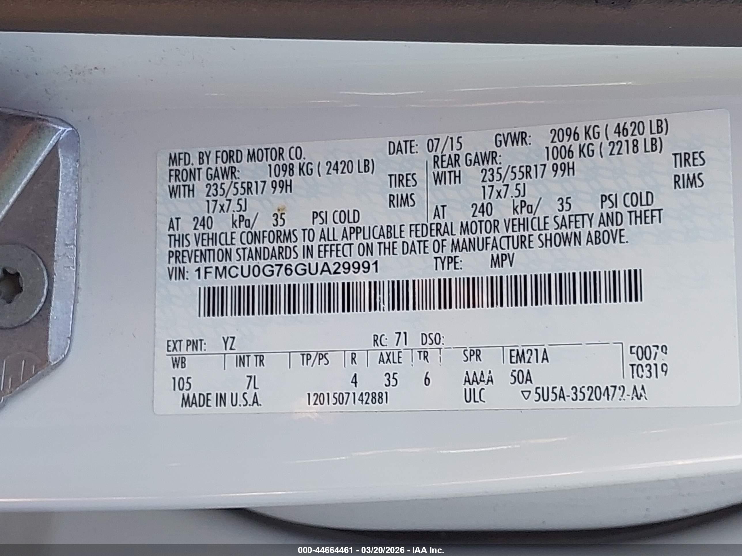 FORD ESCAPE image 9