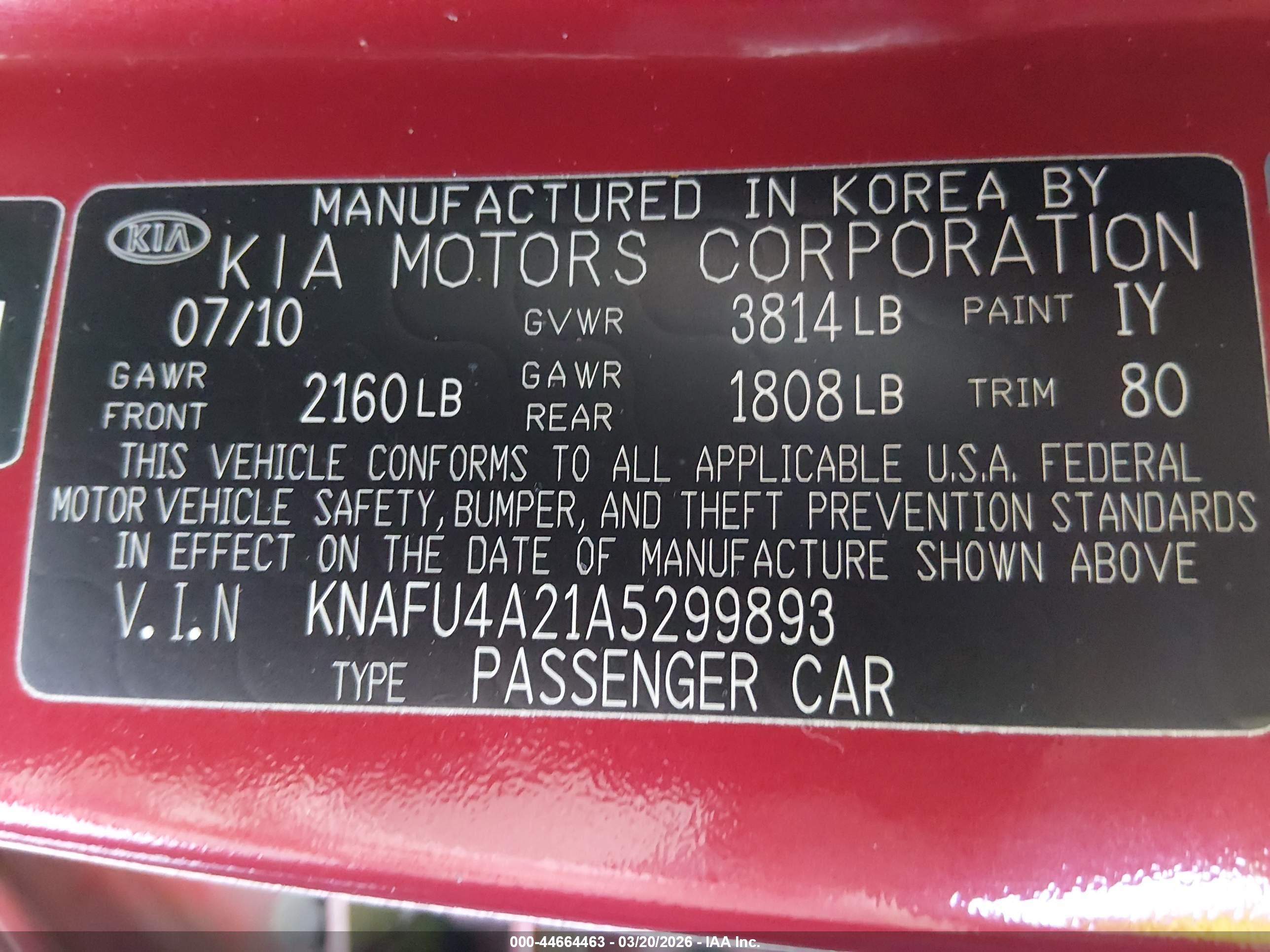 KIA FORTE image 9