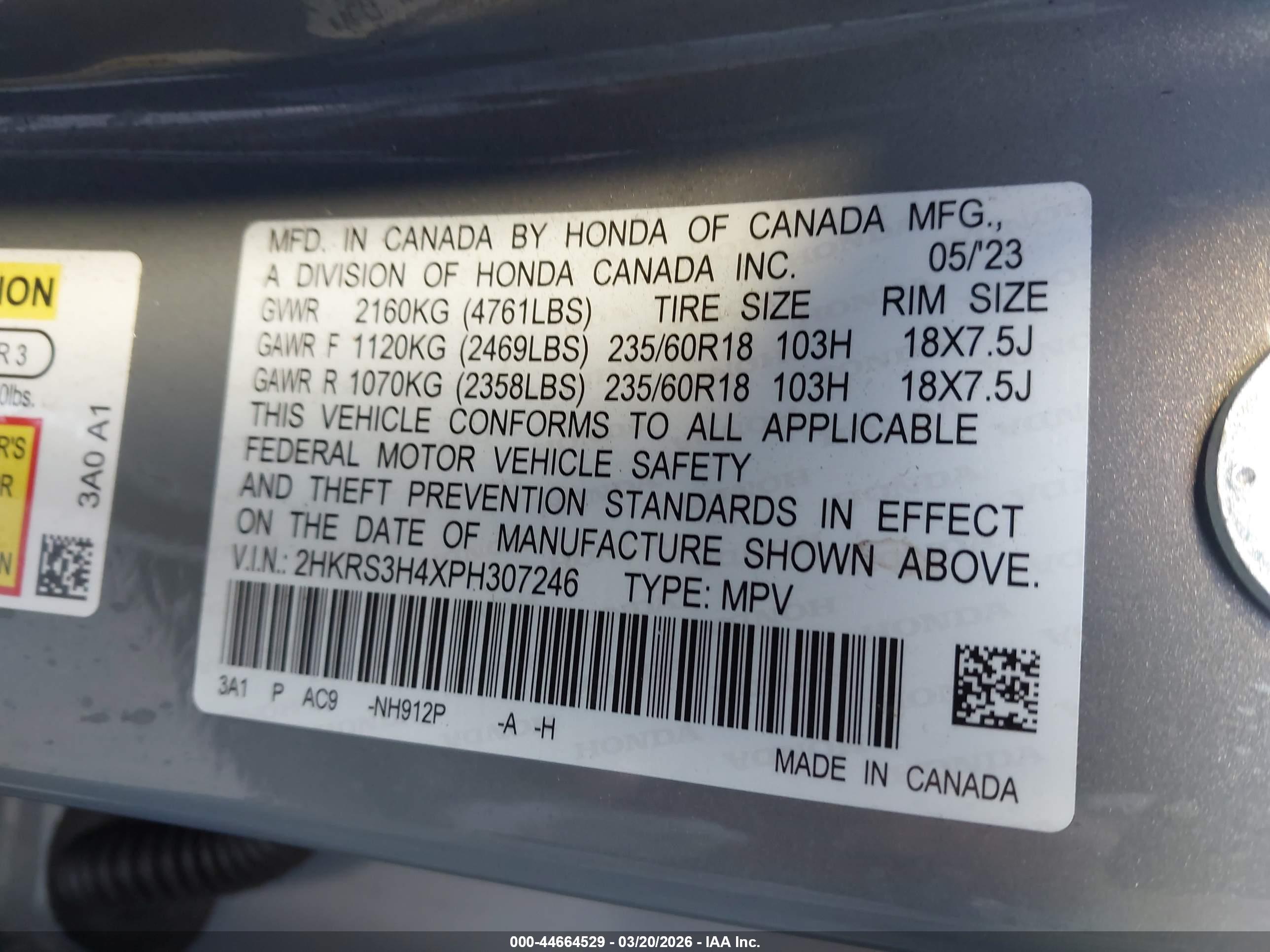 HONDA CR-V image 9