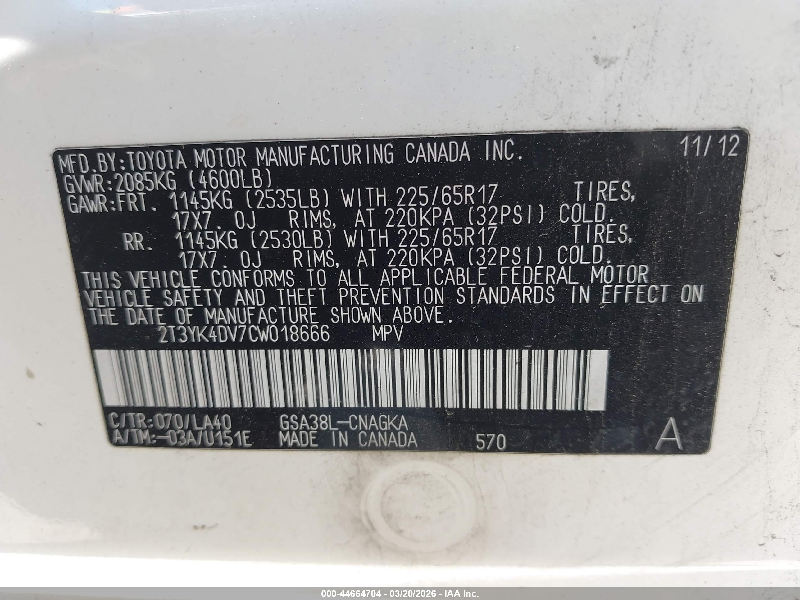 TOYOTA RAV4 image 9