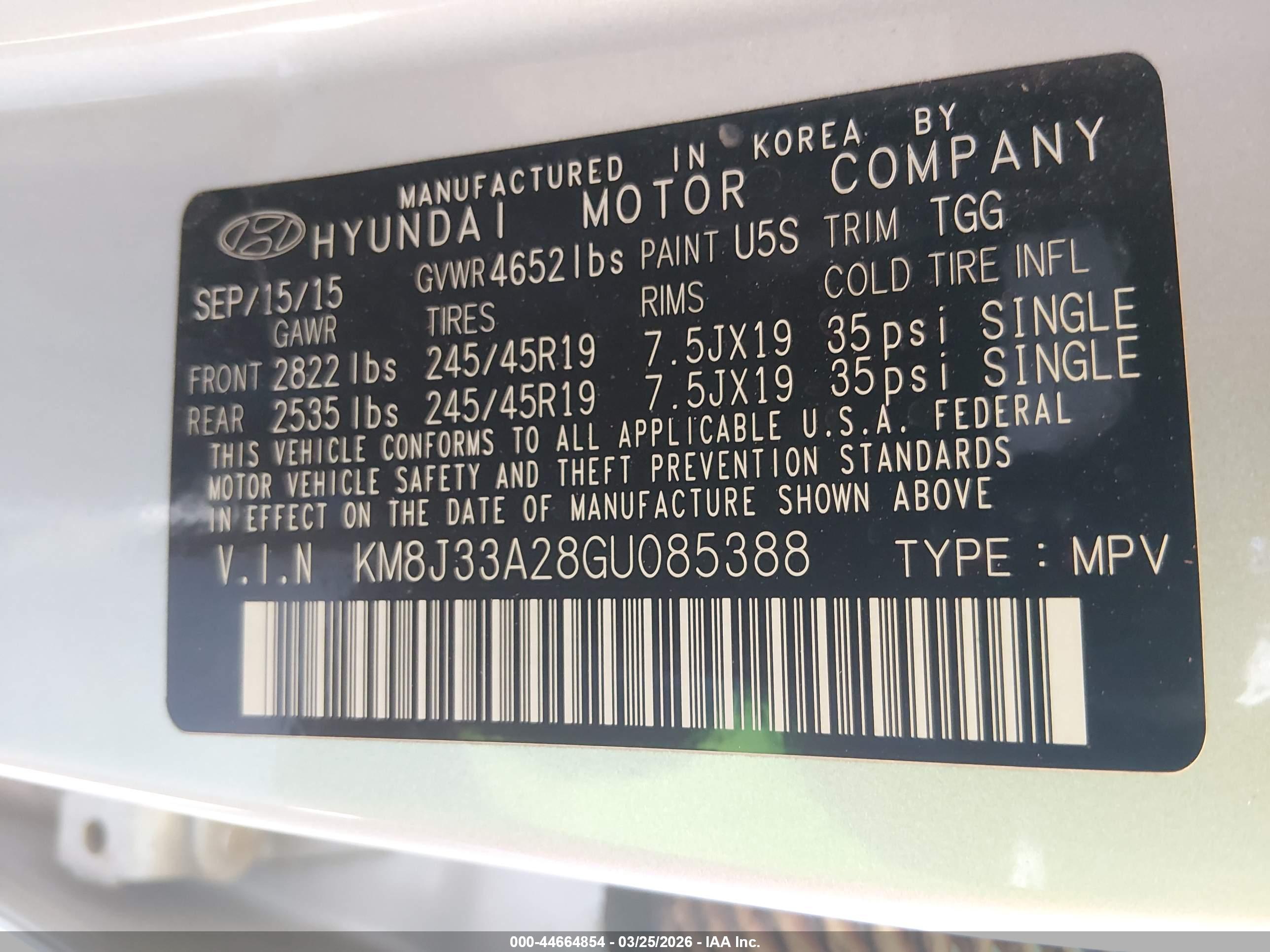 HYUNDAI TUCSON image 9