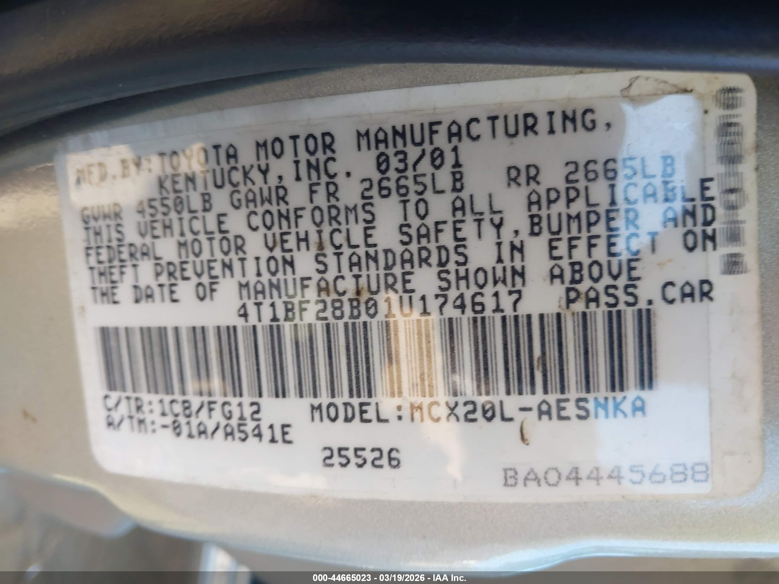TOYOTA AVALON image 9