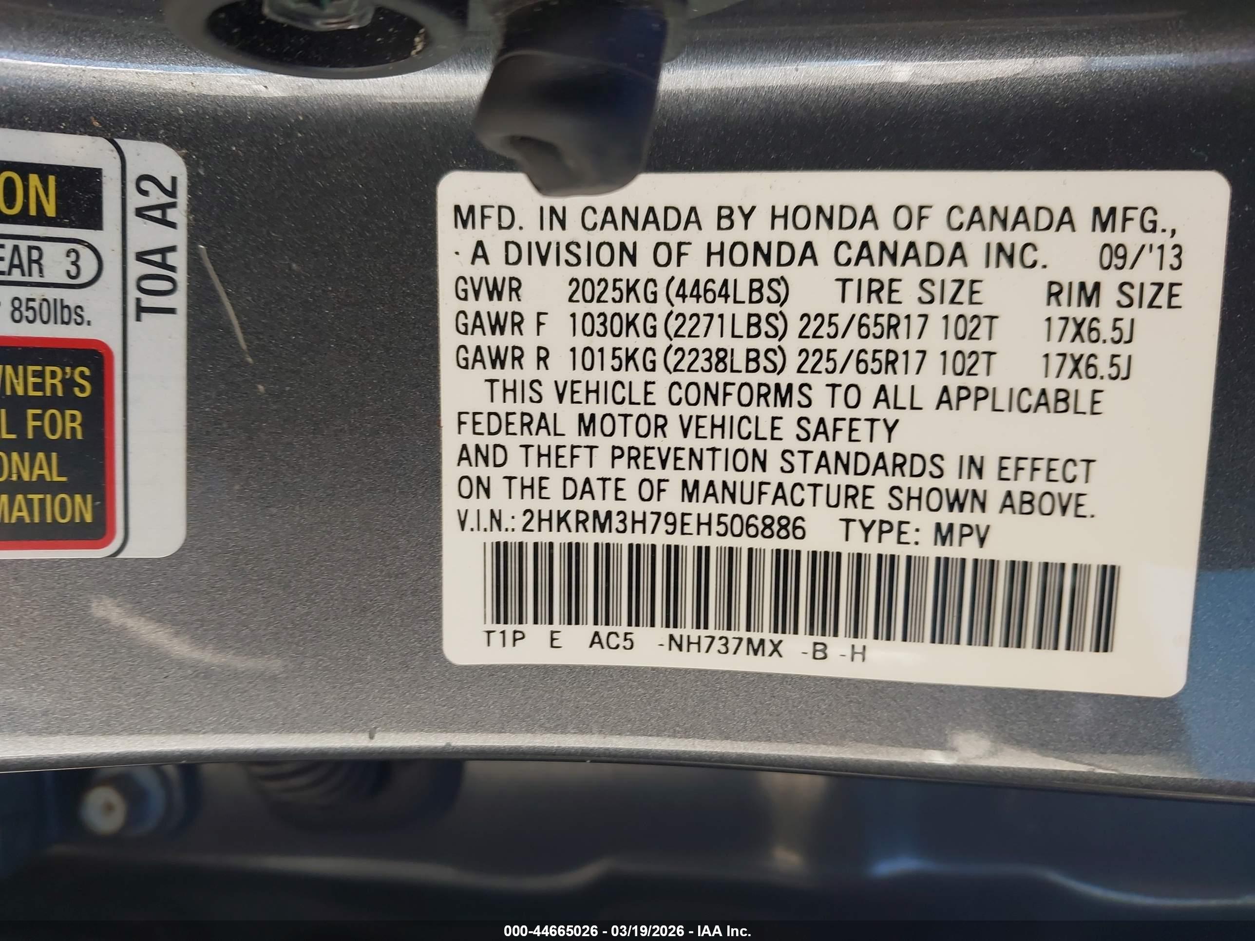 HONDA CR-V image 9