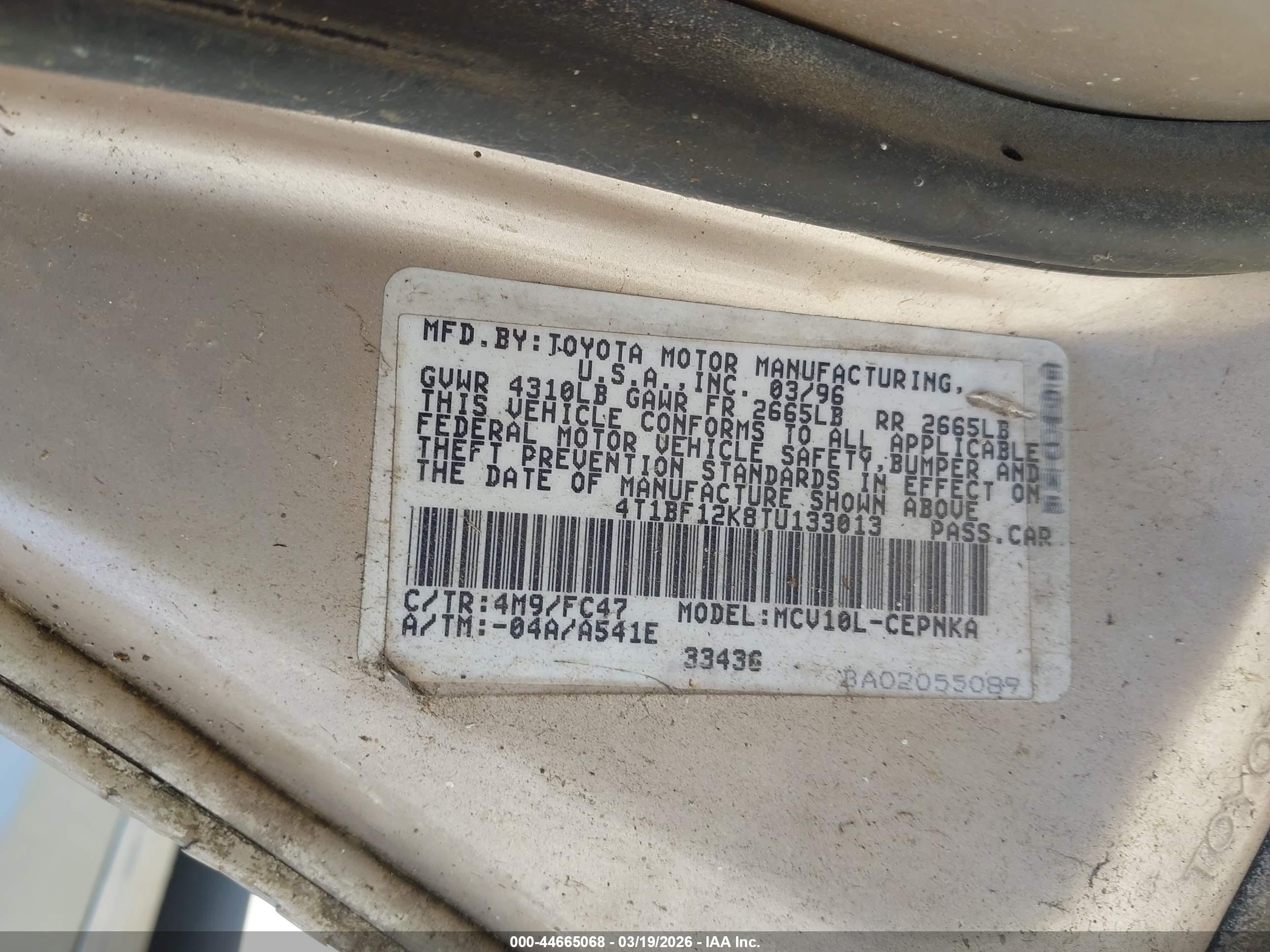TOYOTA CAMRY image 9