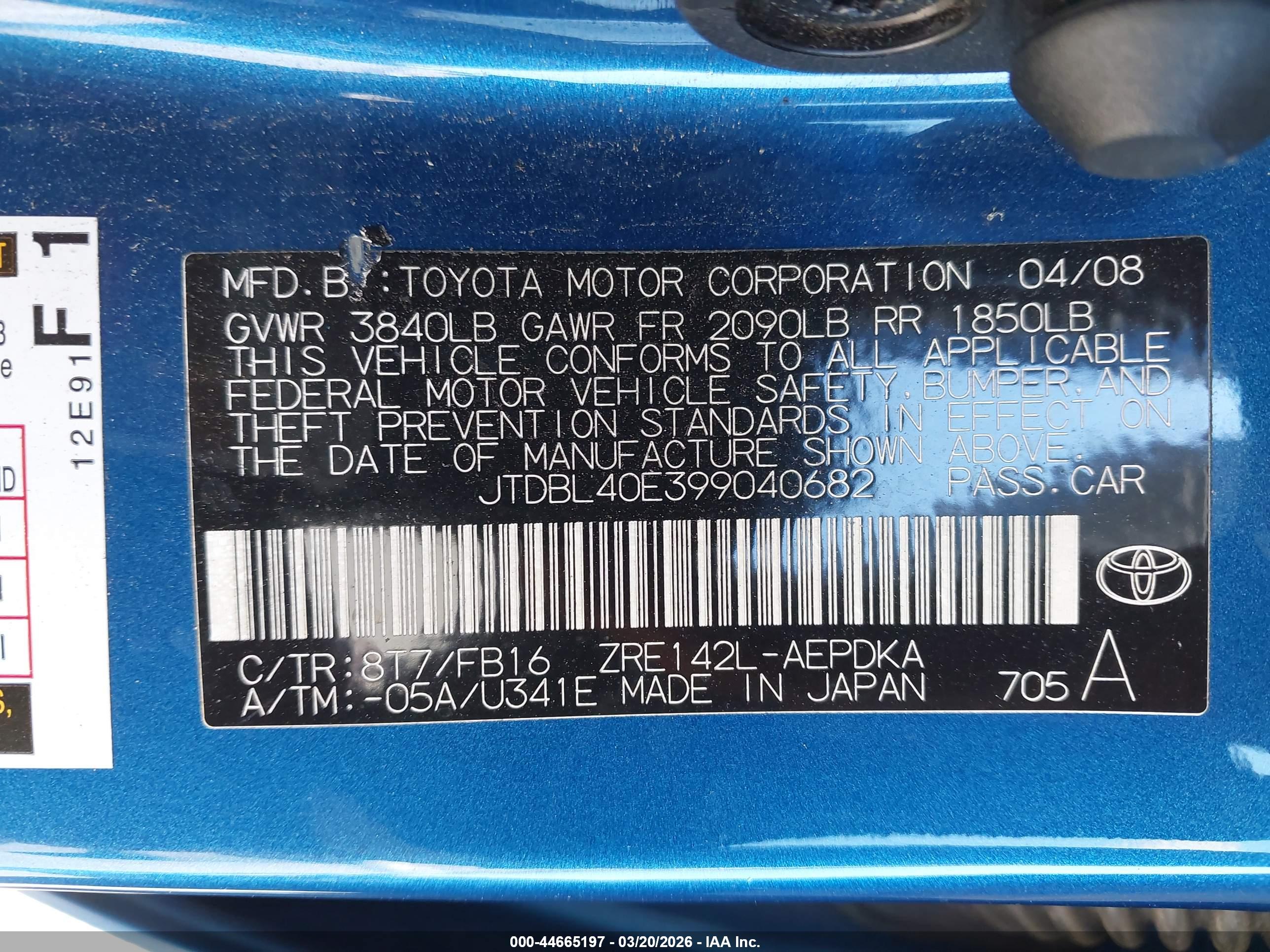 TOYOTA COROLLA image 9
