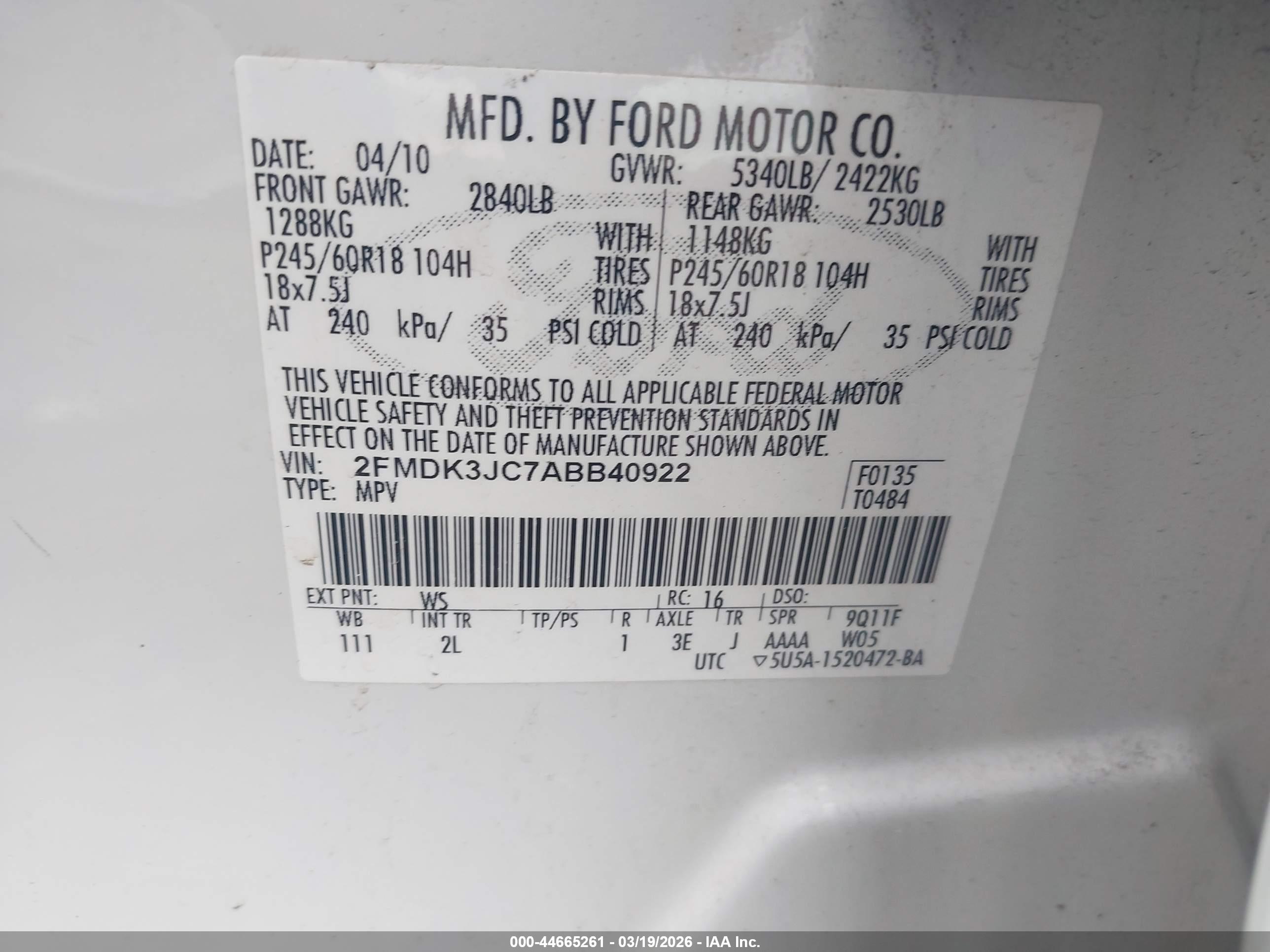 FORD EDGE image 9