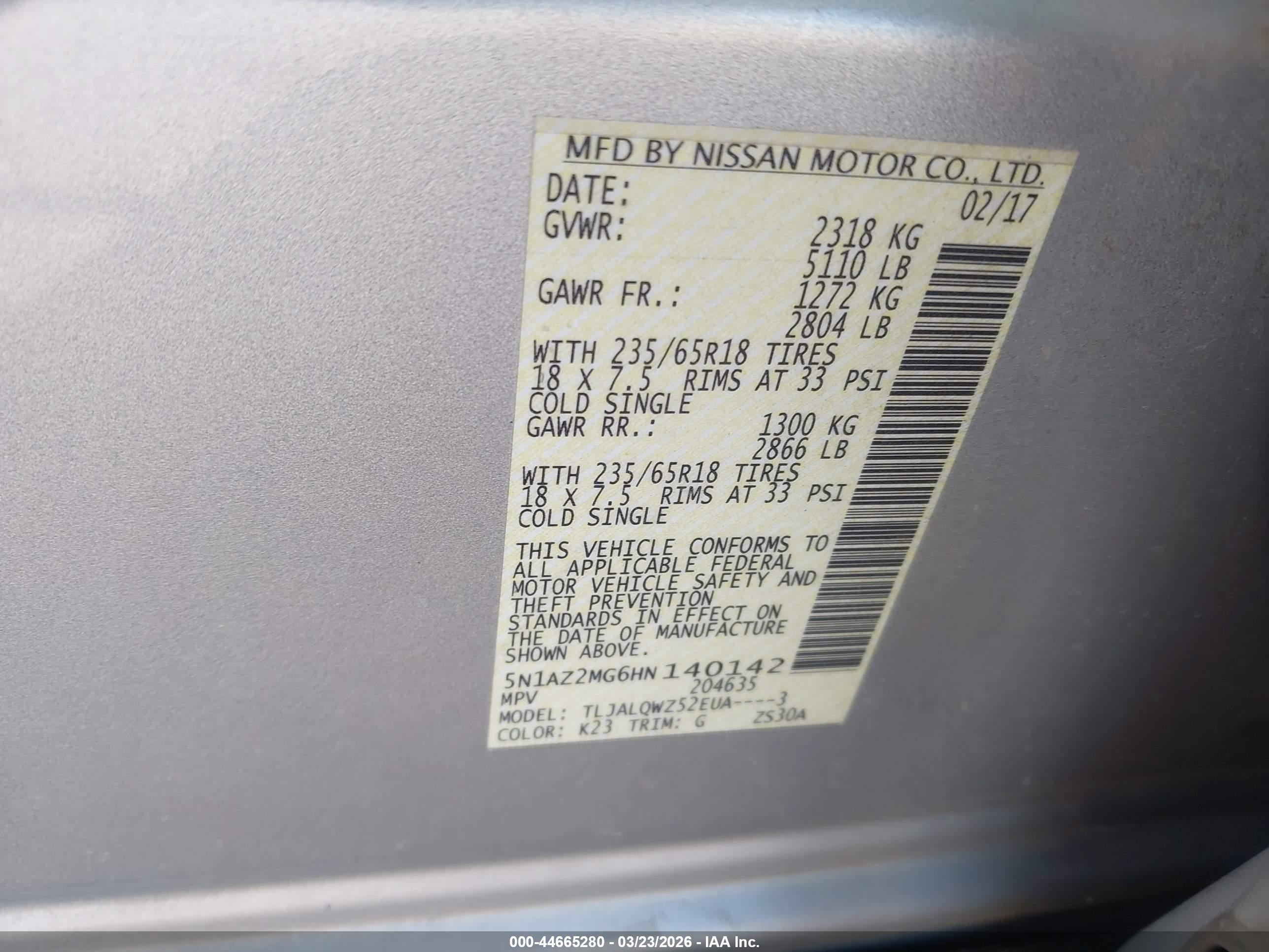 NISSAN MURANO image 9