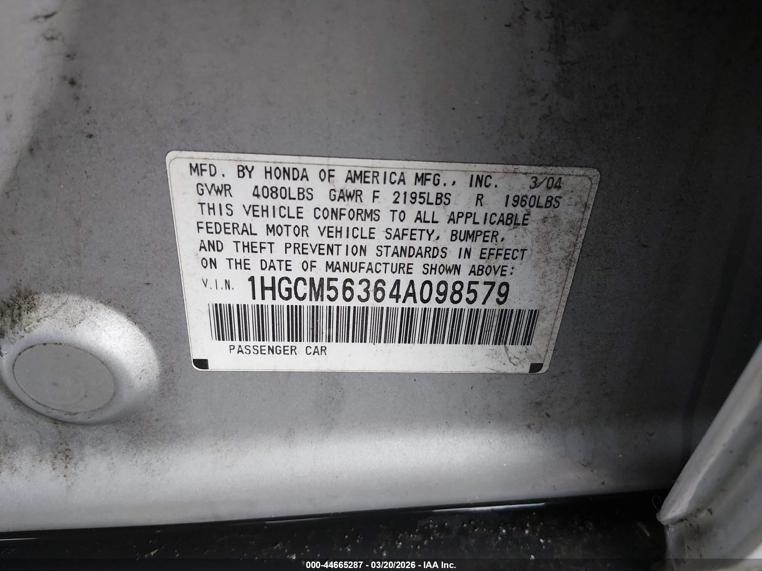 HONDA ACCORD image 9
