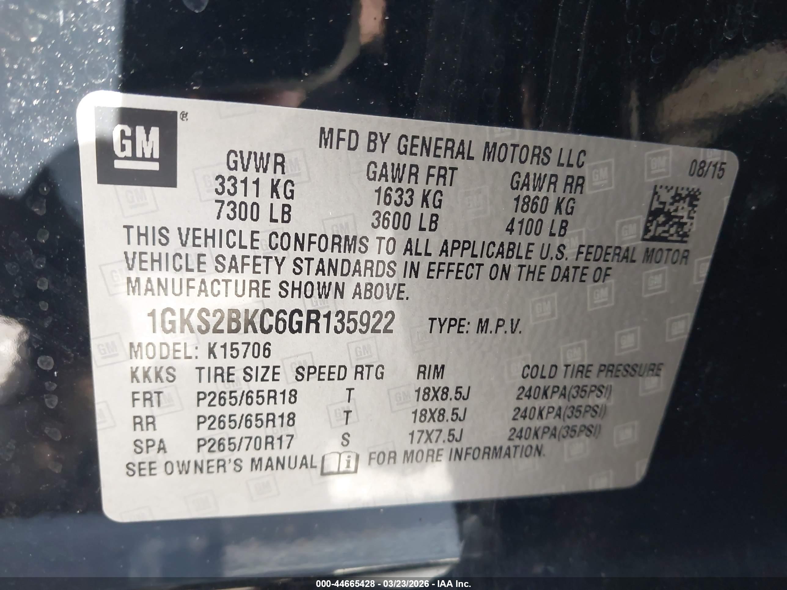 GMC YUKON image 9