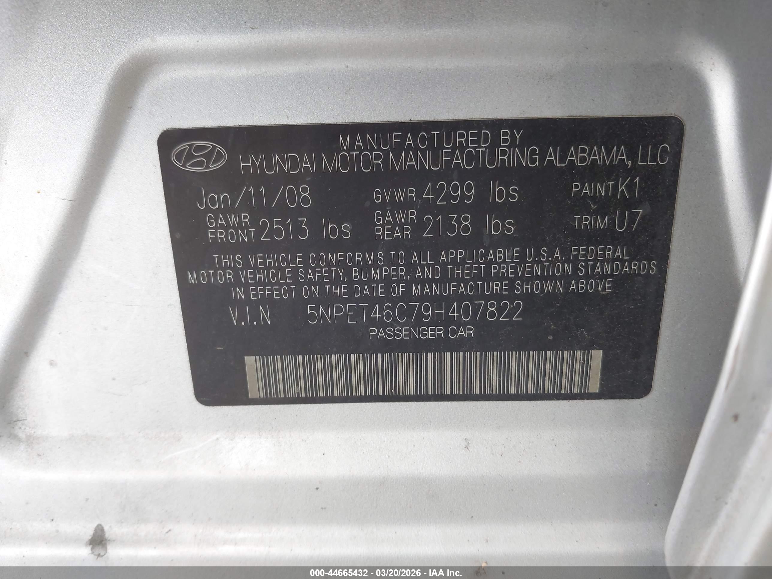 HYUNDAI SONATA image 9