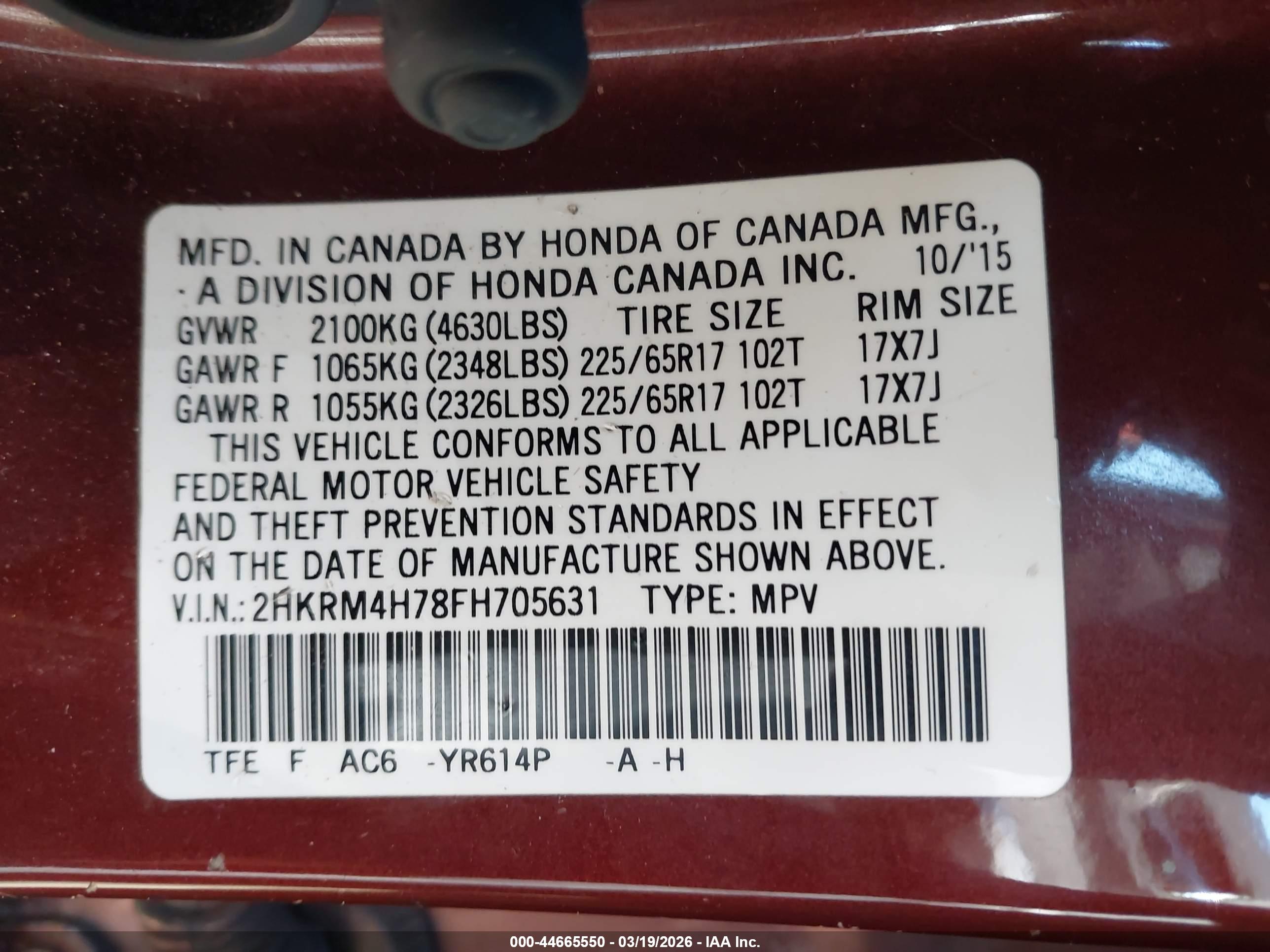 HONDA CR-V image 9
