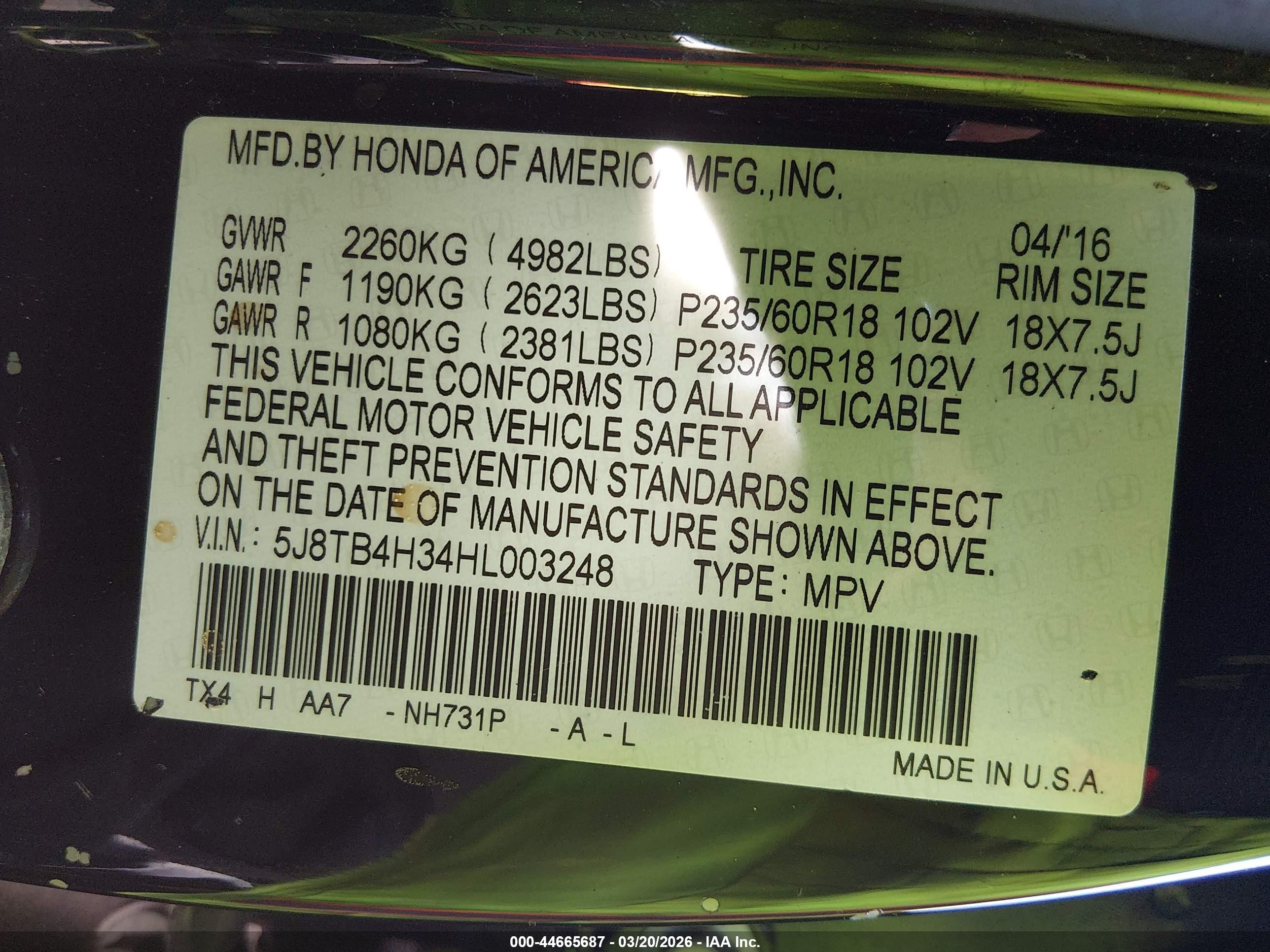 ACURA RDX image 9