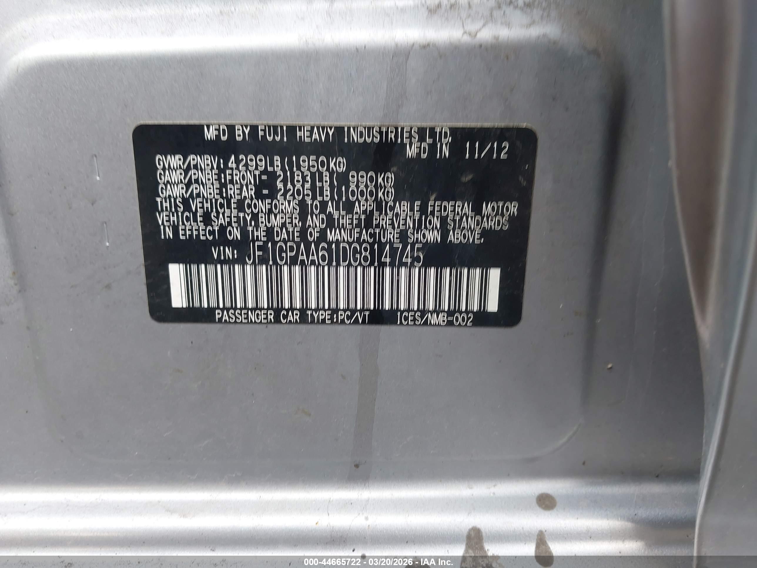 SUBARU IMPREZA image 9