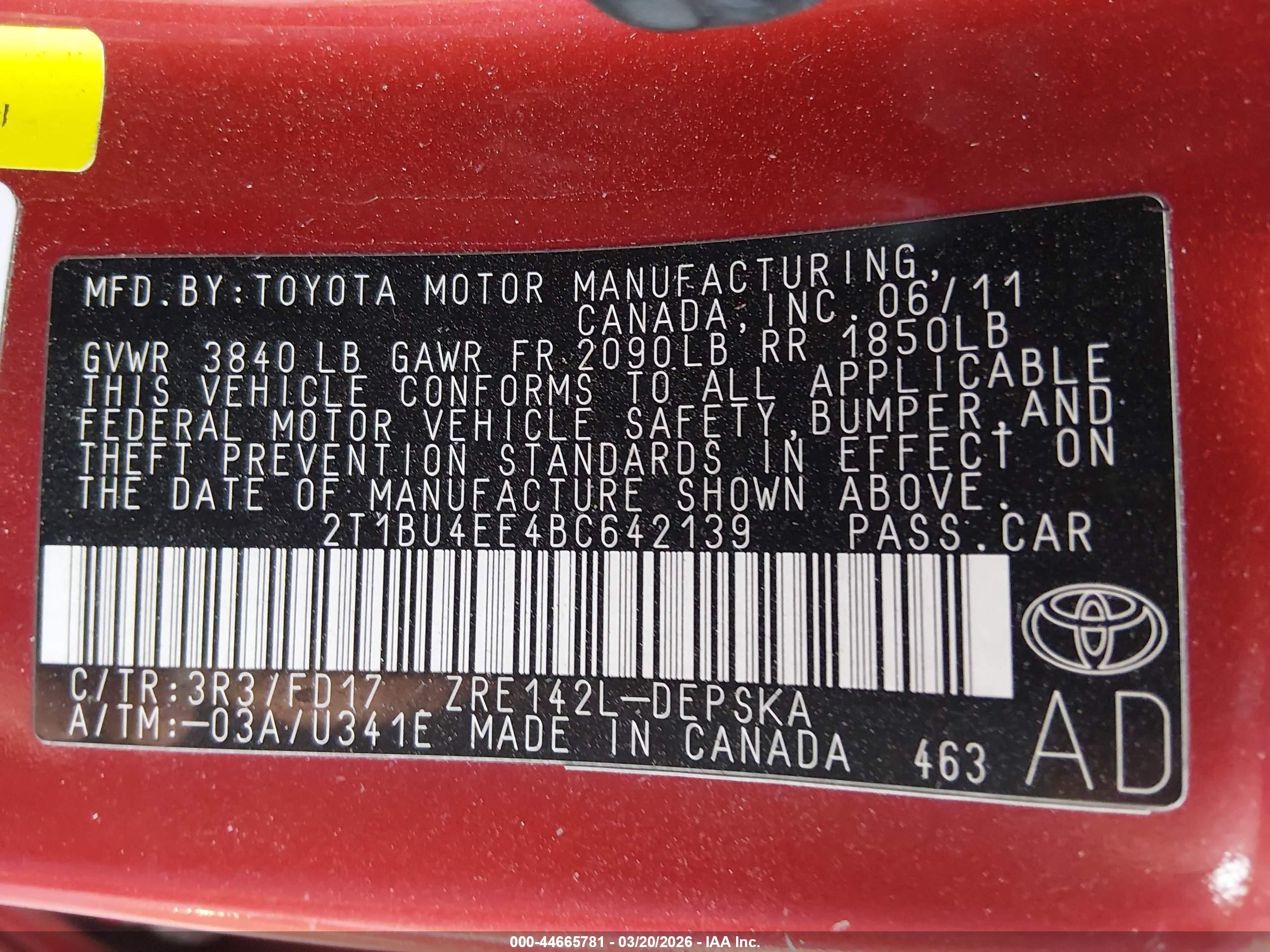 TOYOTA COROLLA image 9