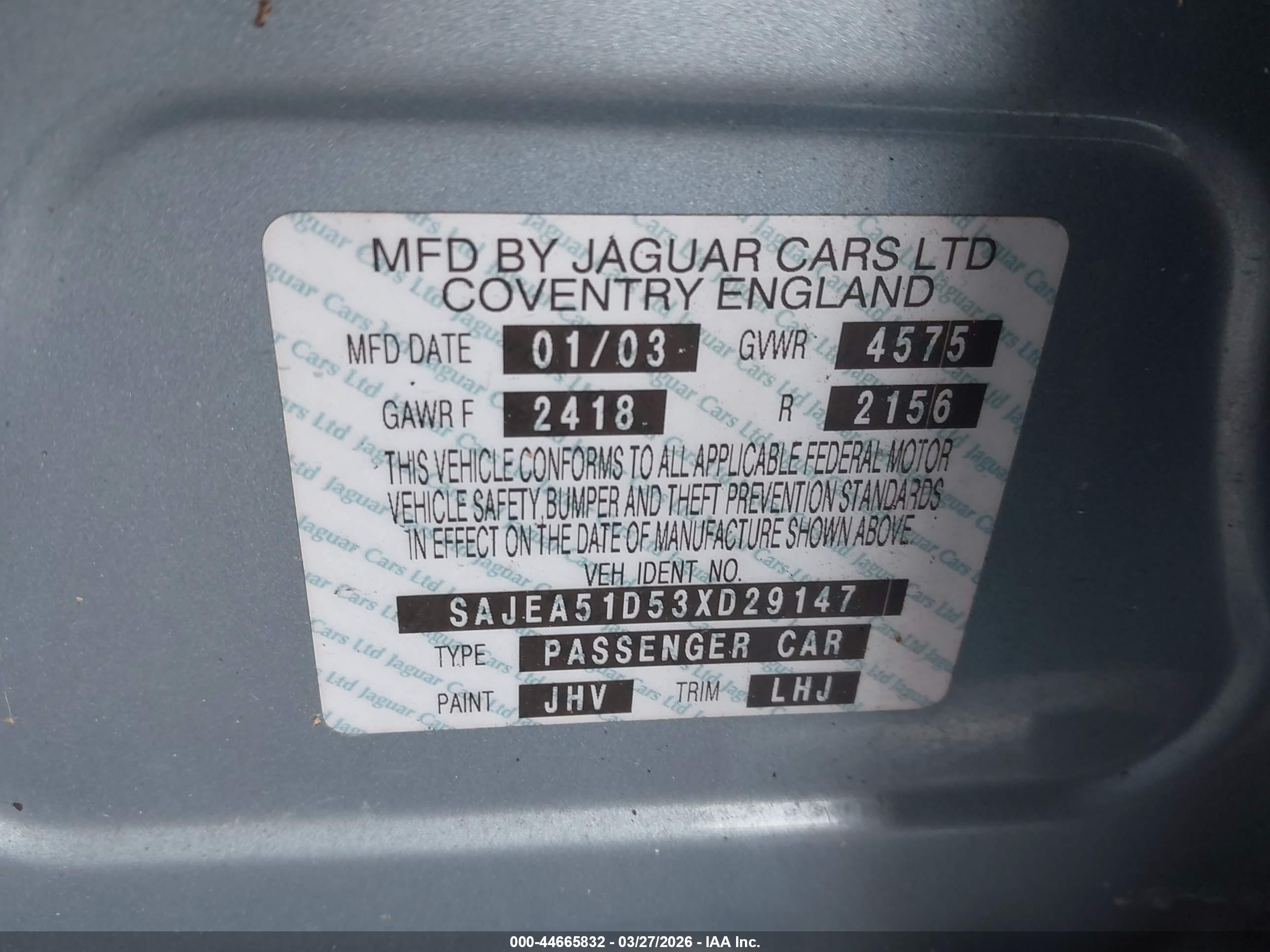 JAGUAR X-TYPE image 9