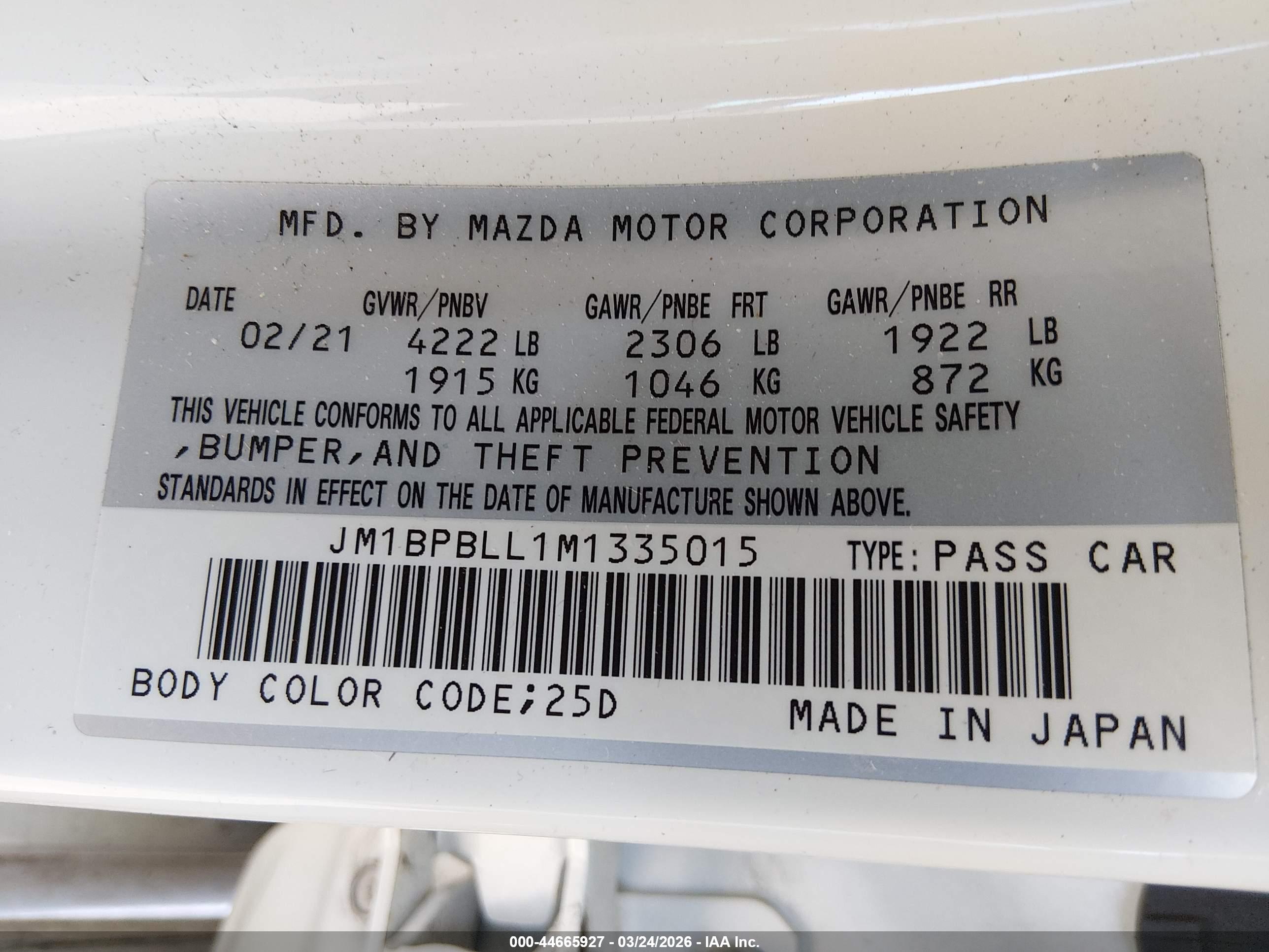 MAZDA MAZDA3 image 9