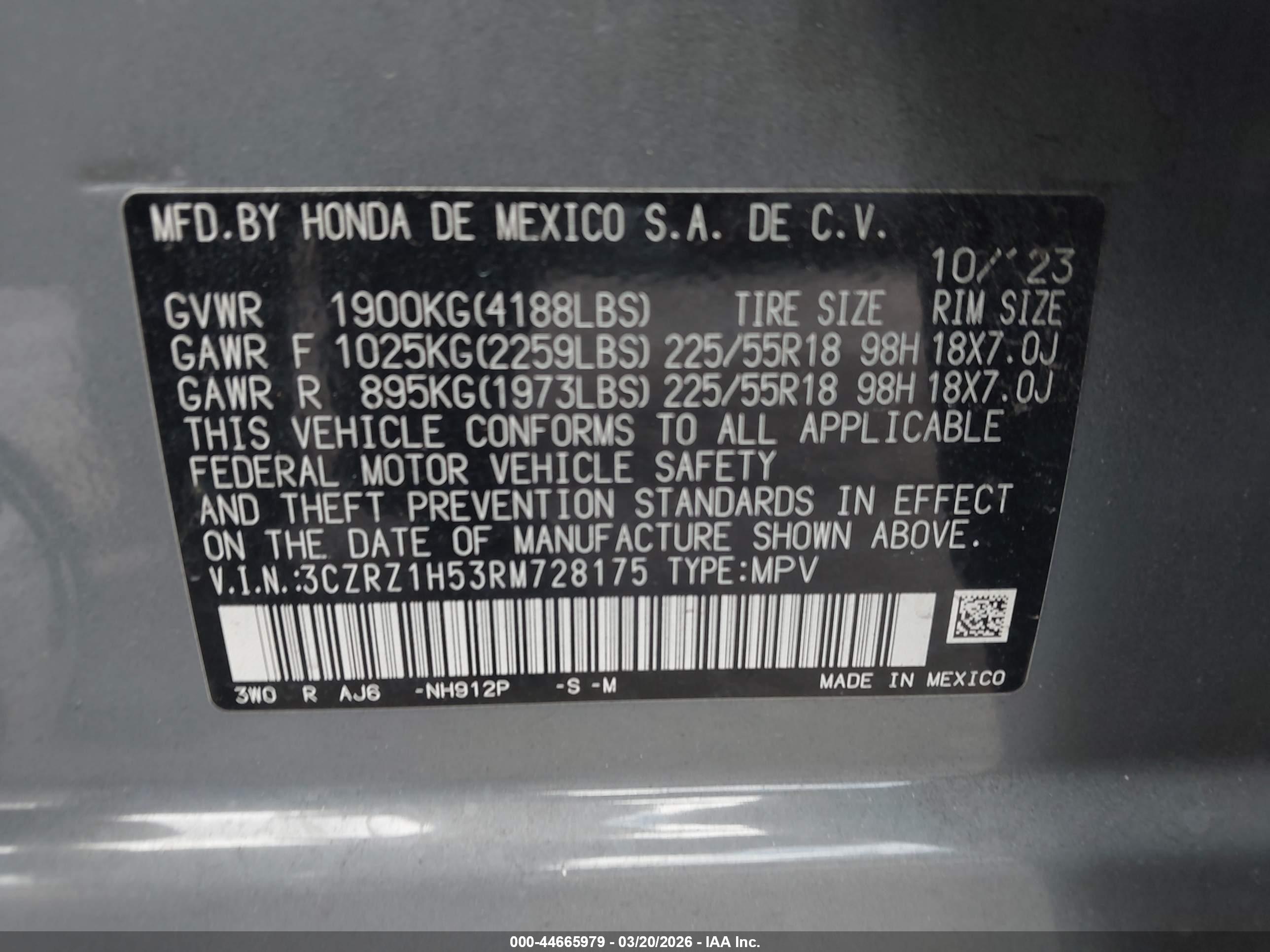 HONDA HR-V image 9