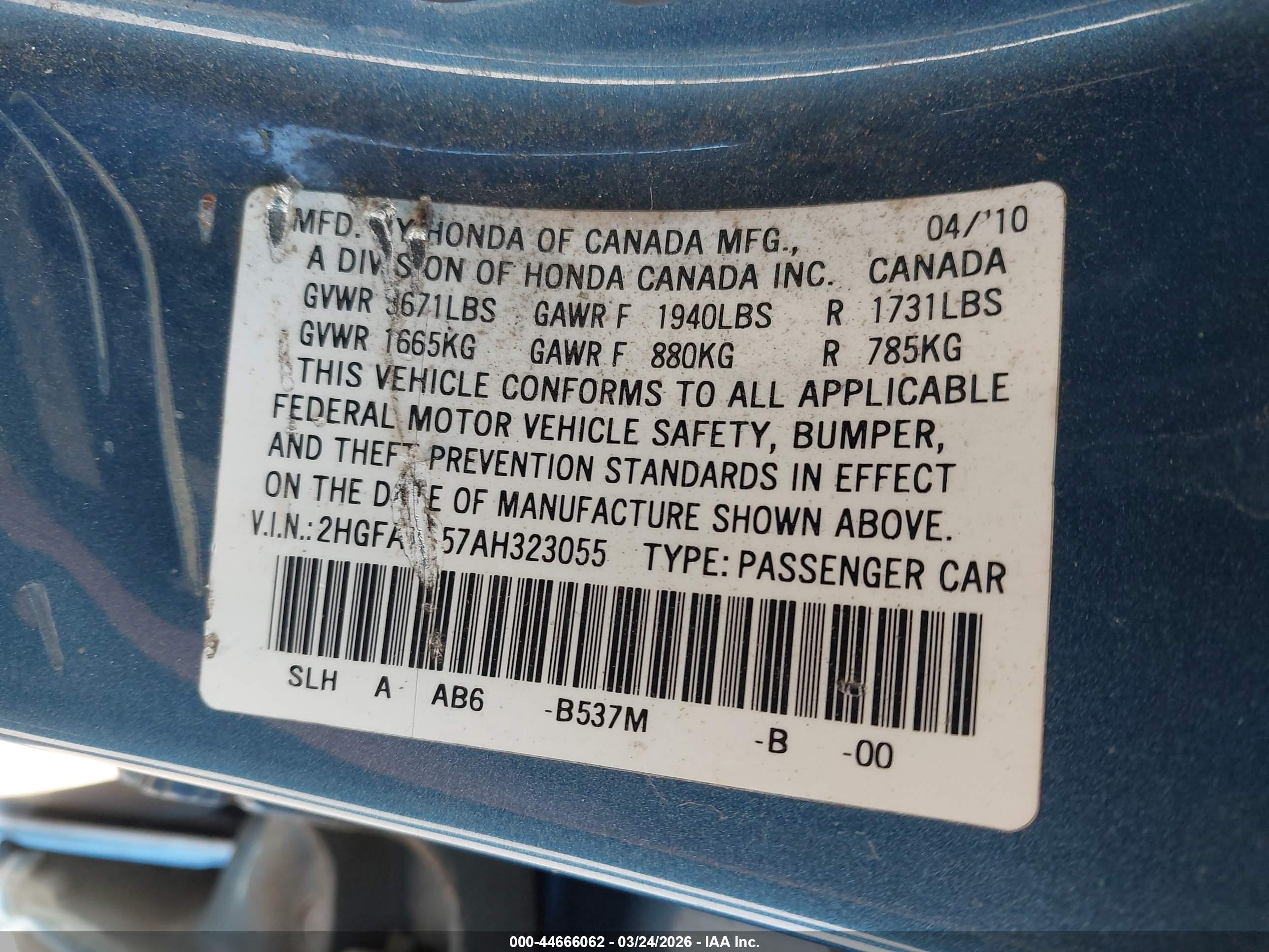 HONDA CIVIC image 9