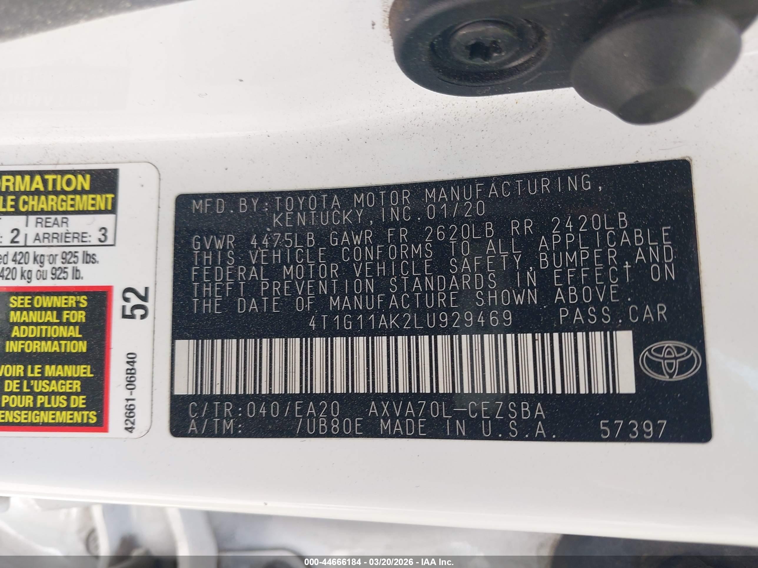 TOYOTA CAMRY image 9
