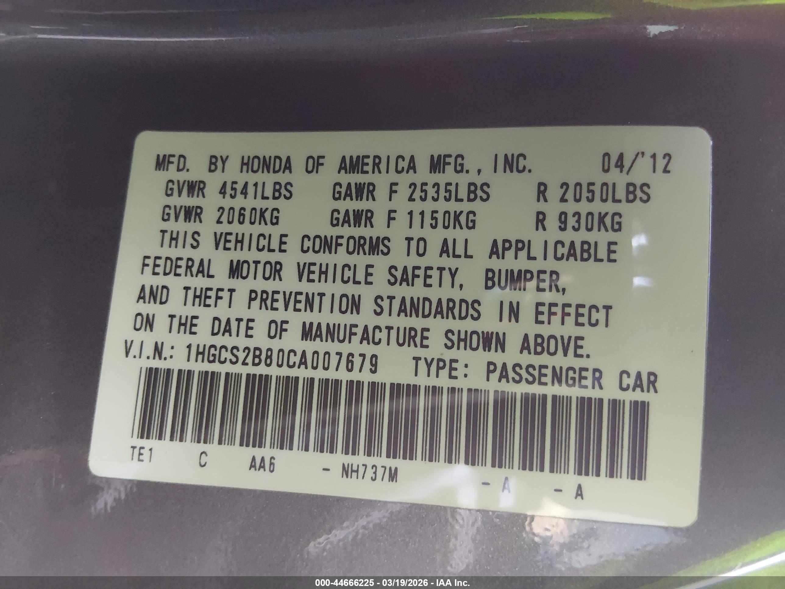 HONDA ACCORD image 9