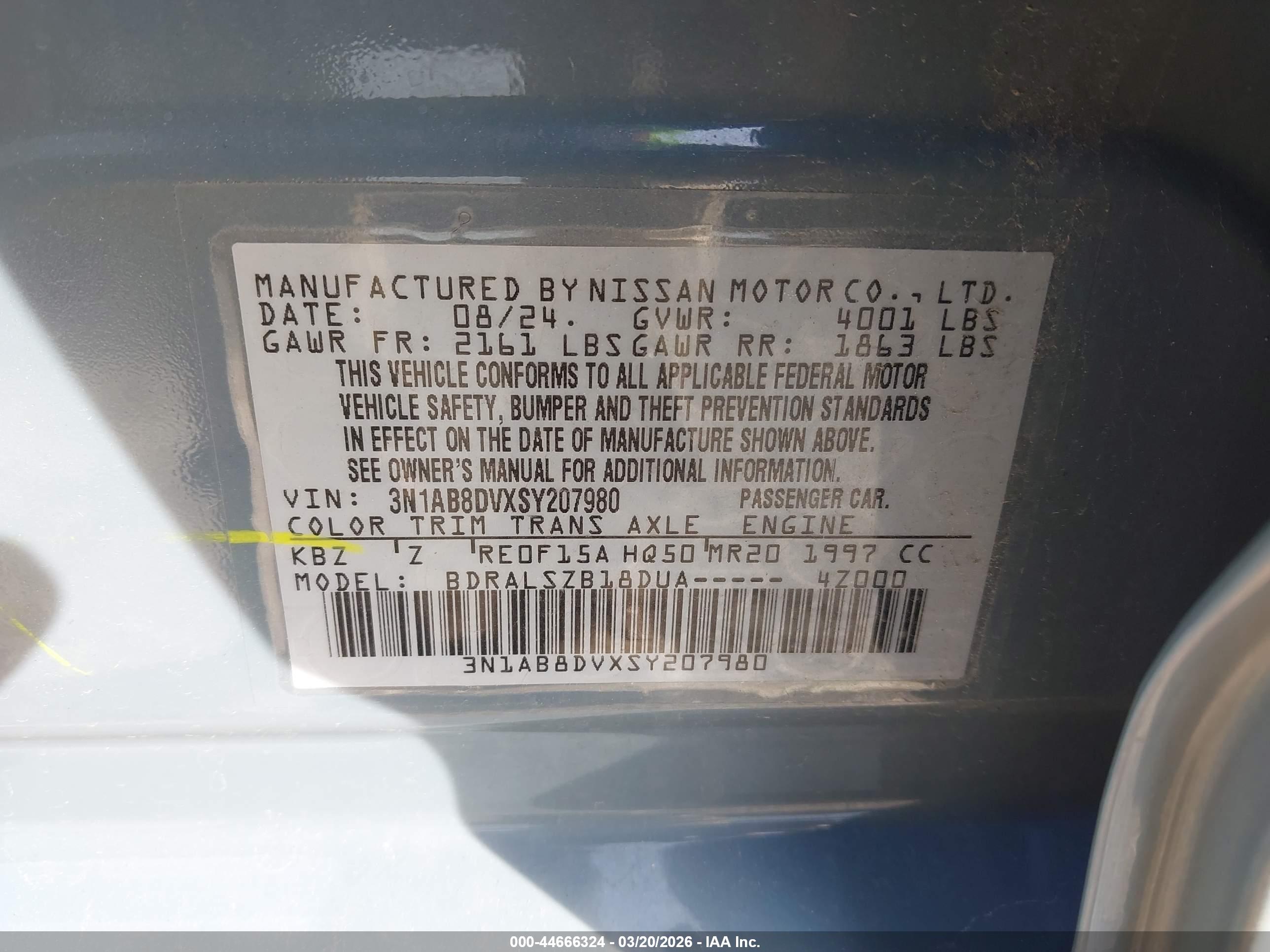 NISSAN SENTRA image 9