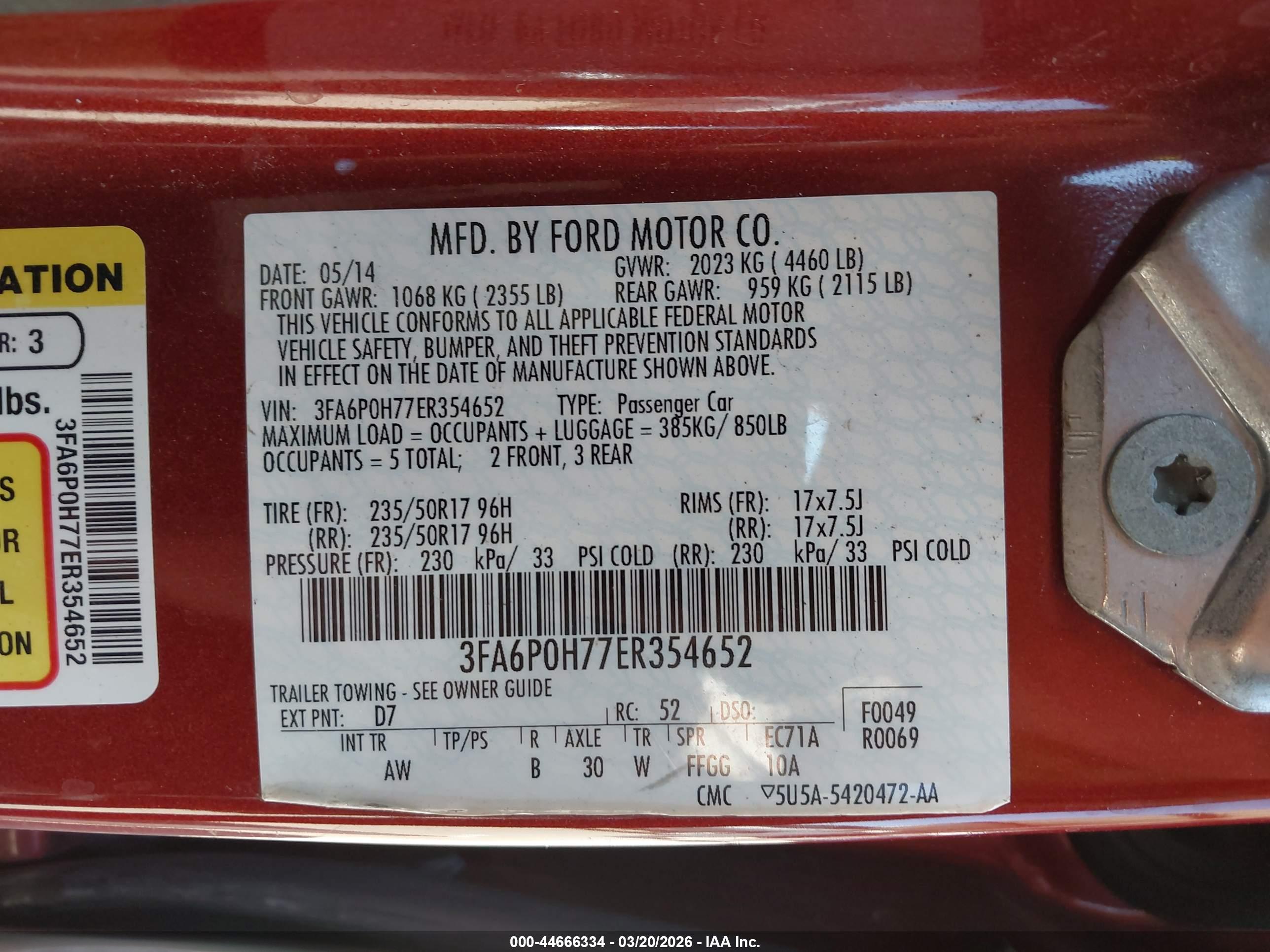 FORD FUSION image 9