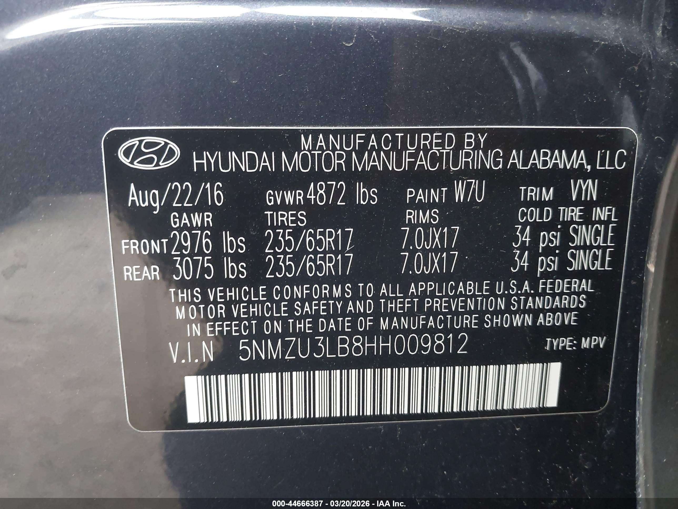 HYUNDAI SANTA image 9